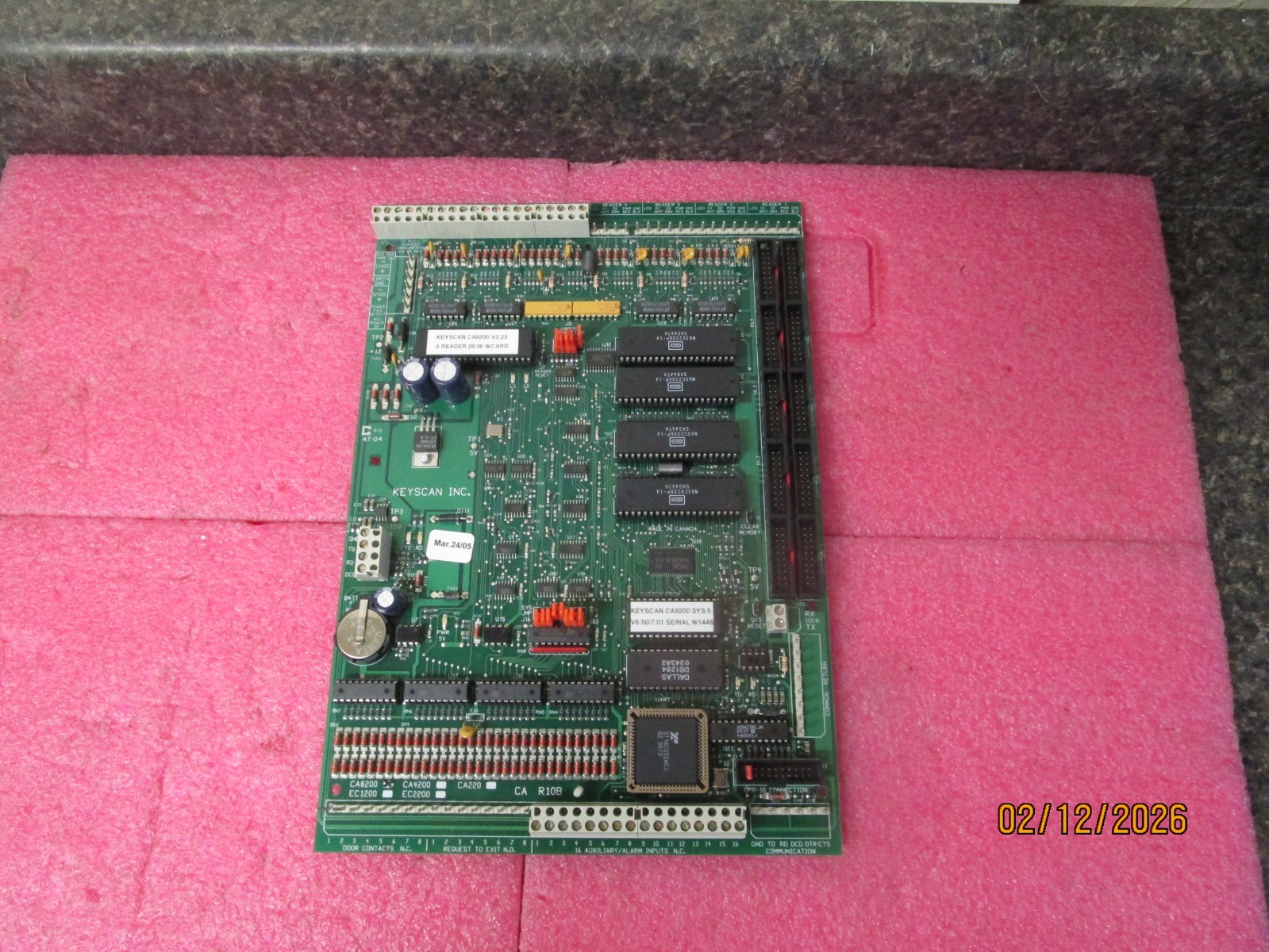 Keyscan 8 Door Access Control Unit CA8200 V2.23 / CA8200 SYS.5