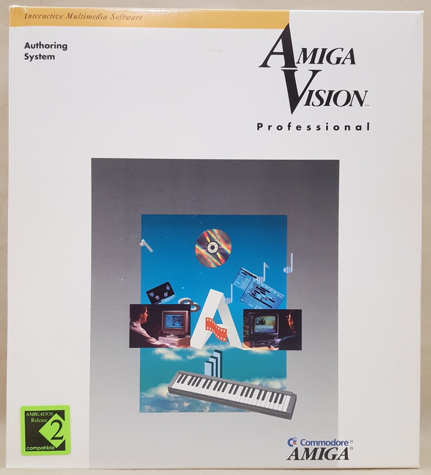 Amiga Vision Professional Authoring Software for Commodore Amiga NOS Box Sealed