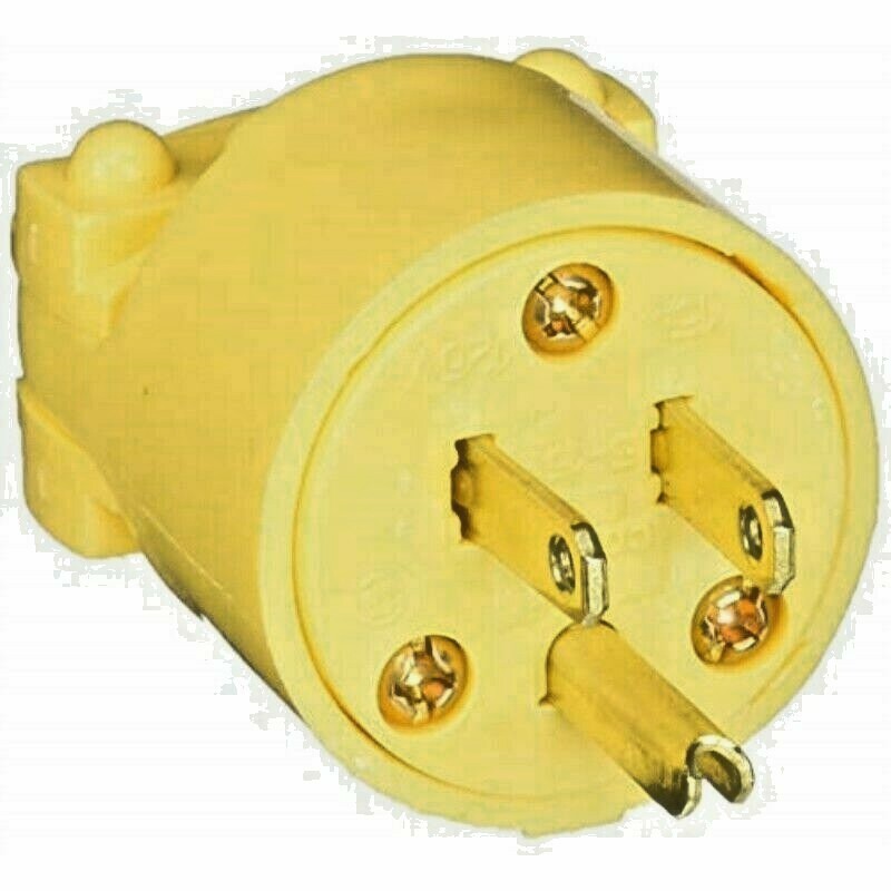 Cooper/Eaton 4867-BOX 15-Amp 125-Volt Heavy-Duty NEMA 5-15 Straight Plug (10PK)