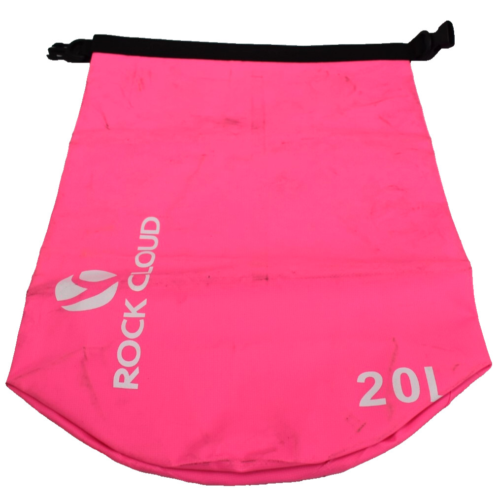 Rock Cloud Waterproof Dry Bag Hot Pink 20 Liter Bag for Water Sports RC01703