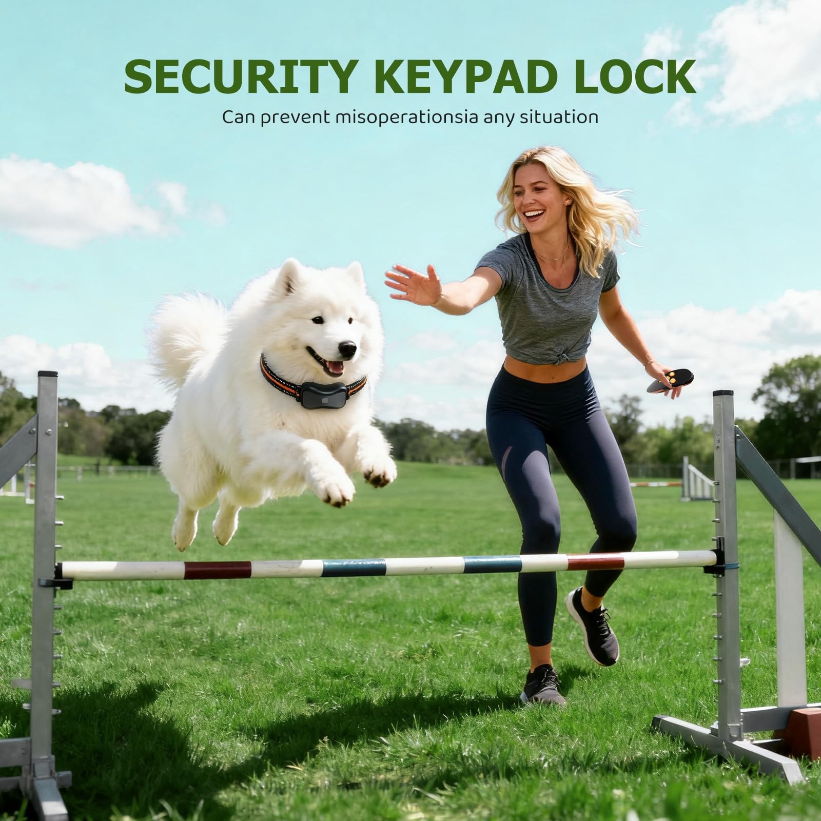 Shock Collar for Dog - 3300FT Dog Shock Collar with Remote, IP67 Waterproof T...