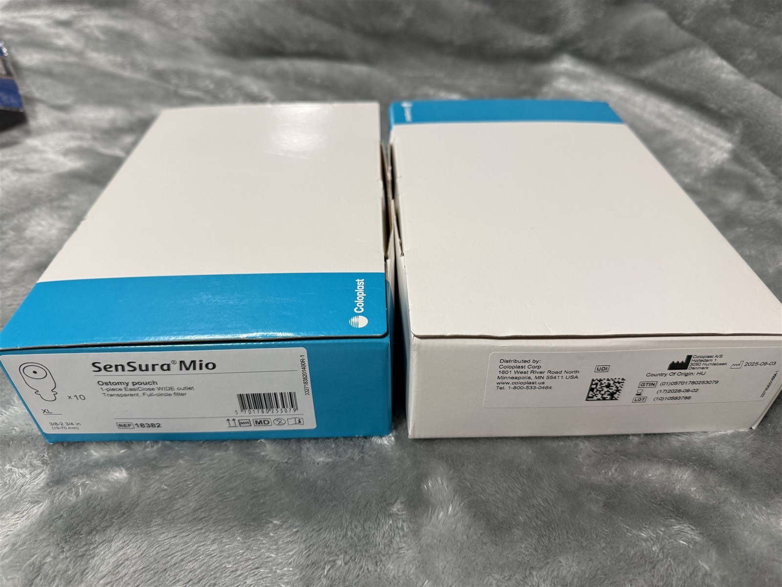2x BOX OF 10 COLOPLAST SENSURA MIO OSTOMY POUCH 3/8 TO 2-3/4"