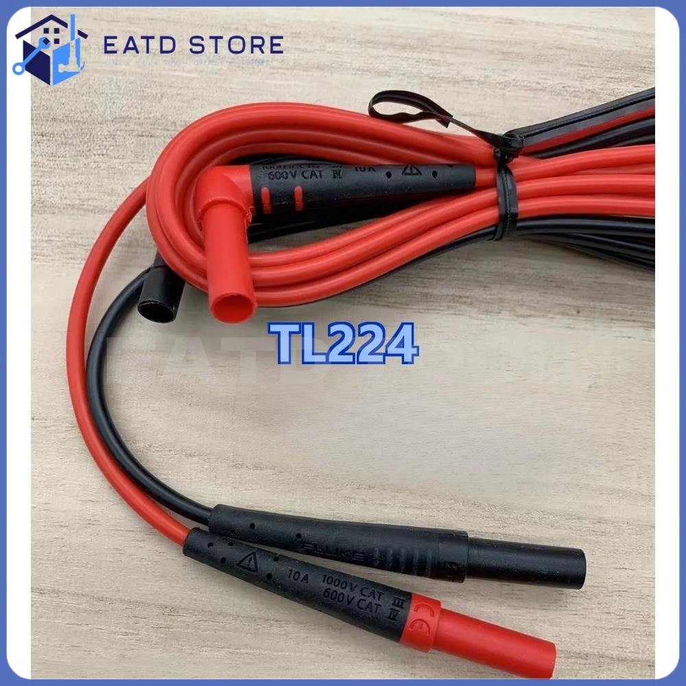 TL224 1X New Fluke SureGrip Silicone Leads Multimeter Silicone Extension Cable