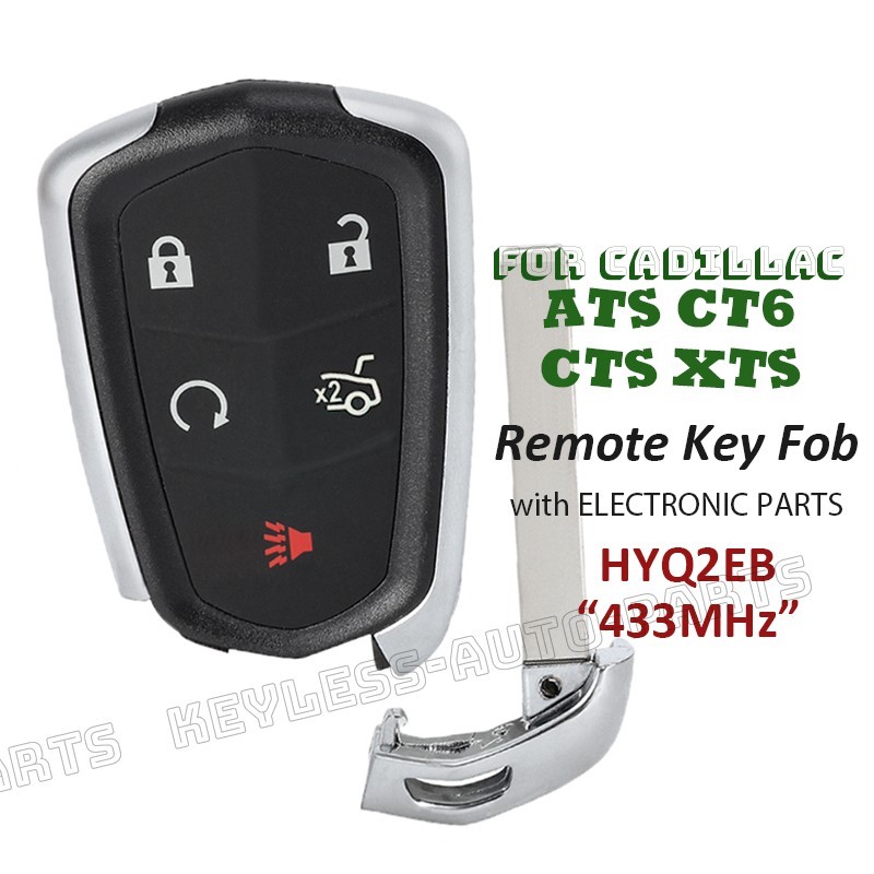 HYQ2EB for Cadillac ATS CT6 CTS XTS 2015-2020 Keyless Remote Key Fob -433MHz