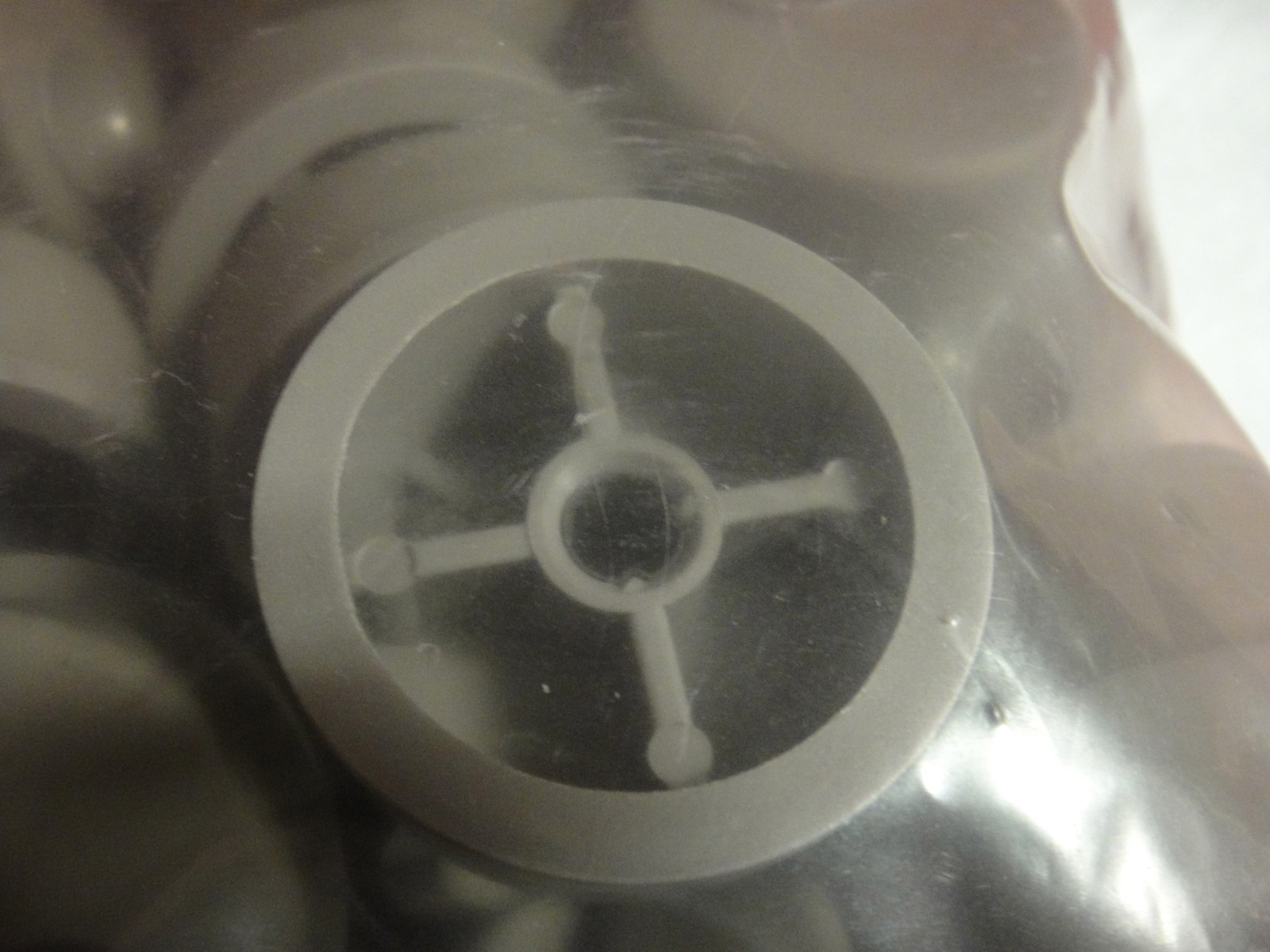 (100) Oscilloscope Dot Knobs ? Grey actual bag pictured
