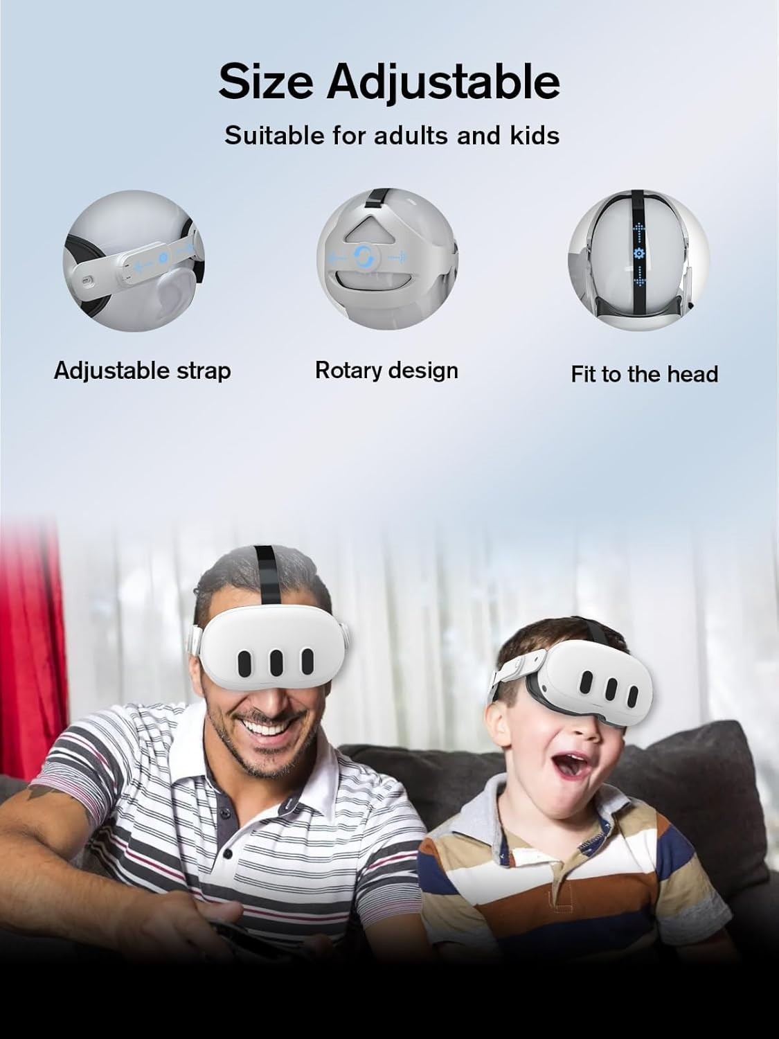 Ergonomic Head Strap for Meta Quest 2 VR - Sweatproof & Durable Design