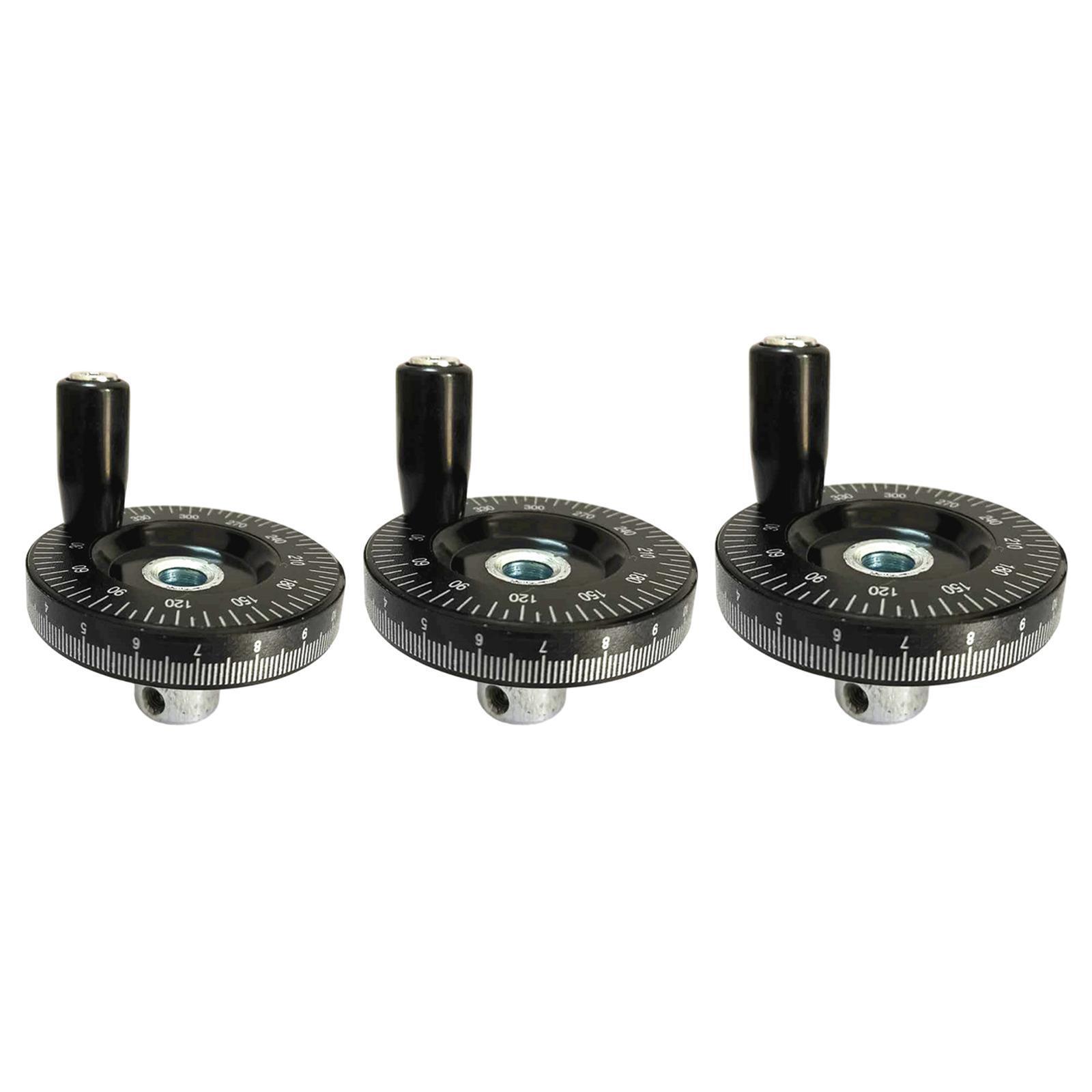 Professional Bakelite Handwheel, Replace Parts Round Scale Milling Handwheel for