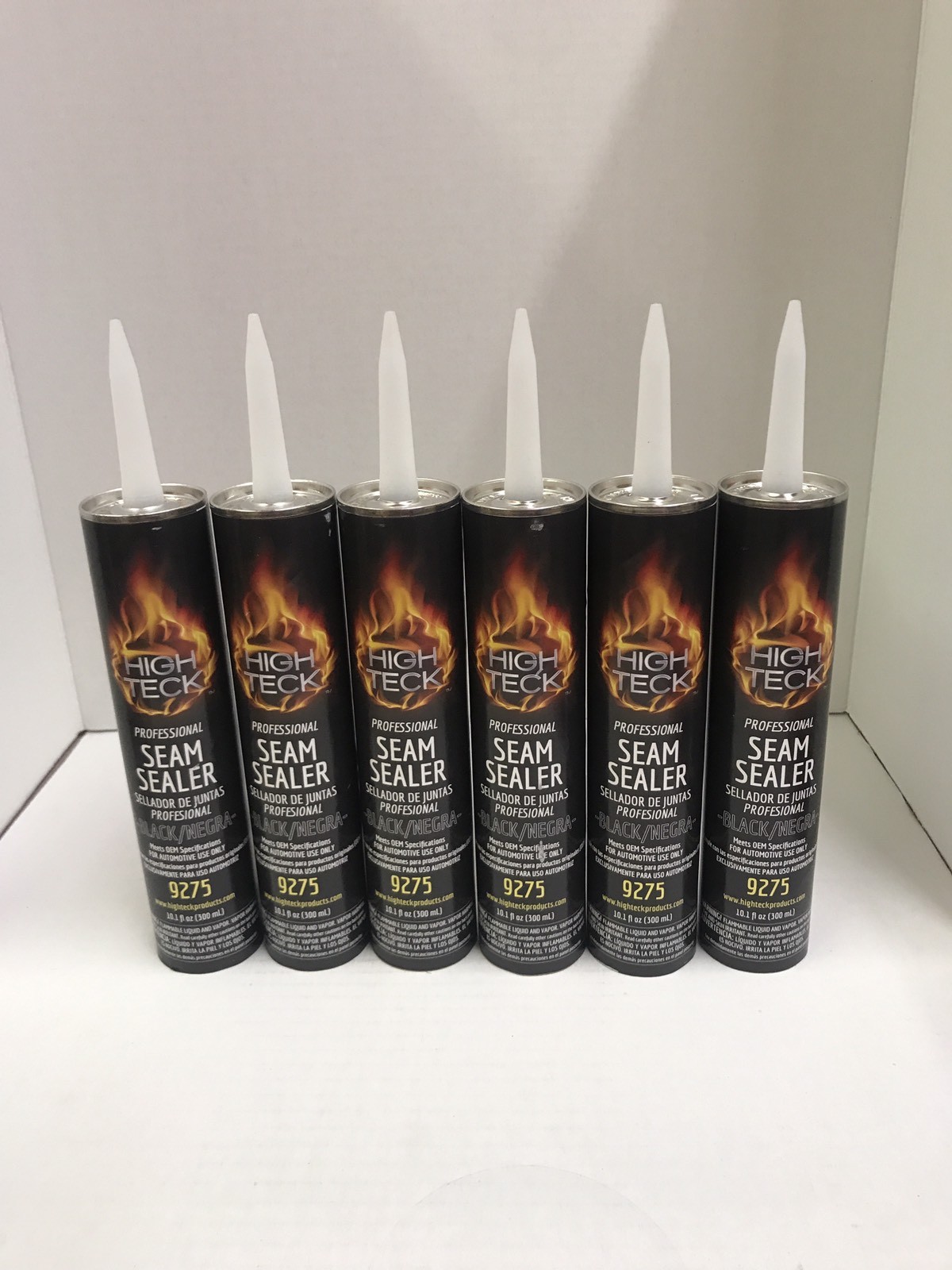 6 pack Black Seam Sealer  Auto Body Professional
