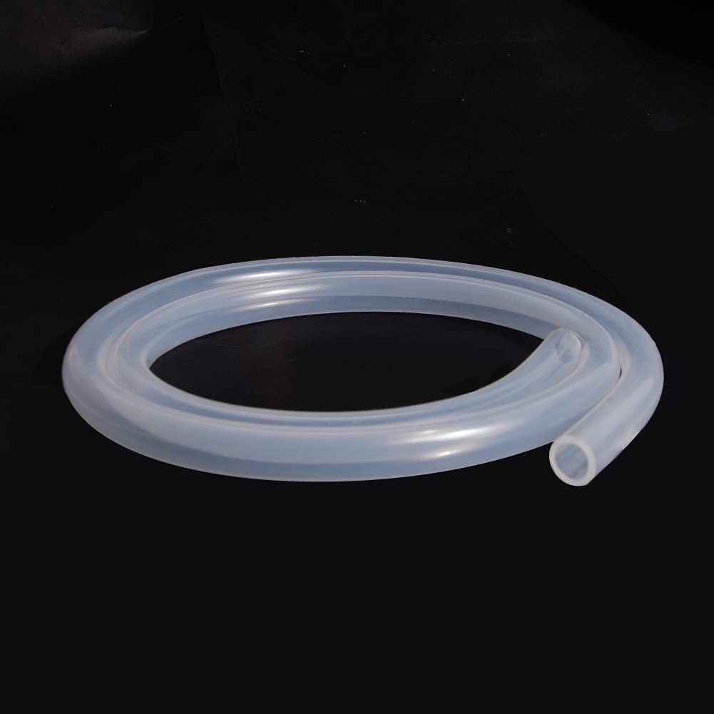 Feelers 3/8" ID x 9/16" OD Silicone Tubing Food 3/8ID-9/16"OD, White