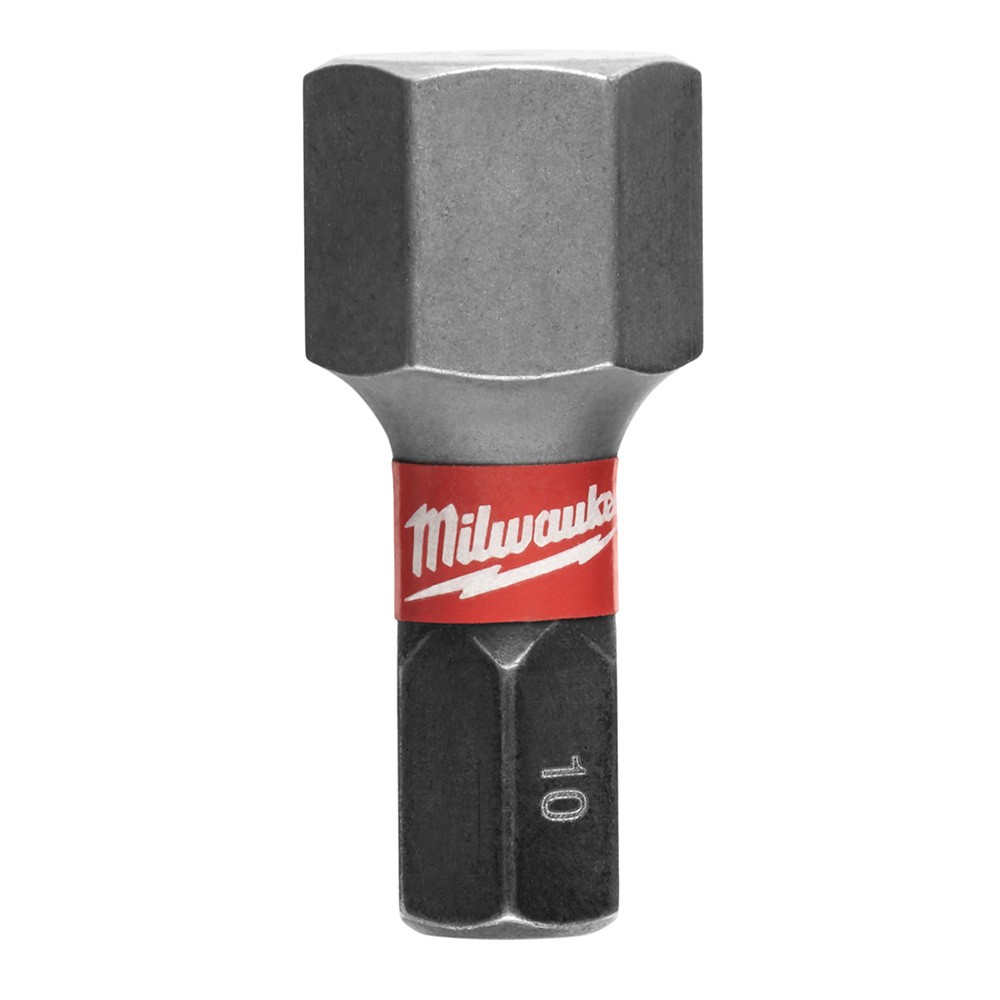 Milwaukee 48-32-4730 SHOCKWAVE Impact Hex 10mm Insert Bit Titanium Coated