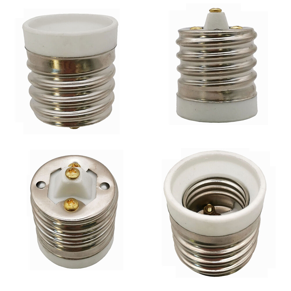 US 5 Pack Light Bulb Socket Adapter Mogul Base E39 to Medium E26 Screw Reduce
