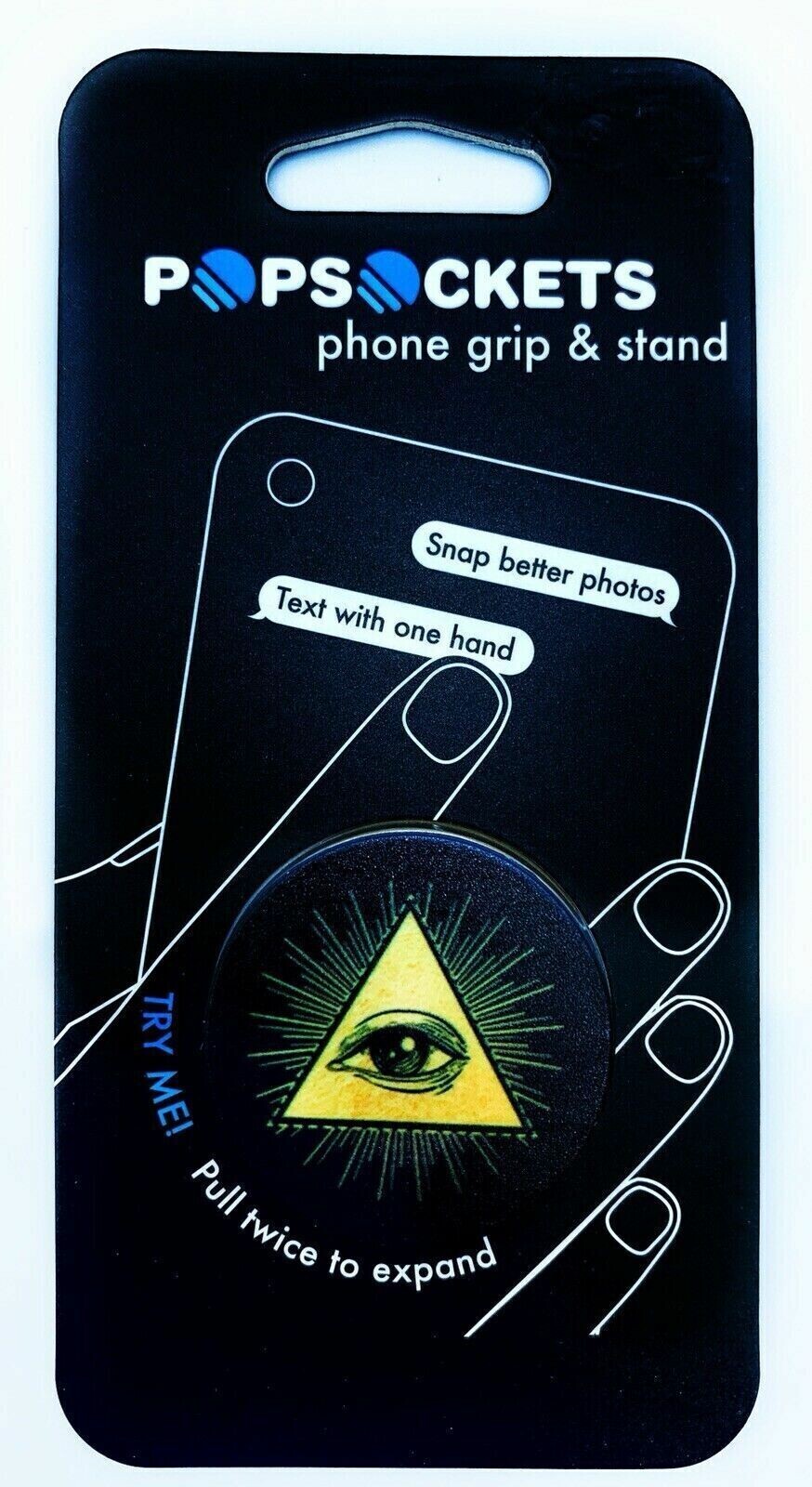 PopSockets Pop Grip Phone Holder Stand Illuminati Design