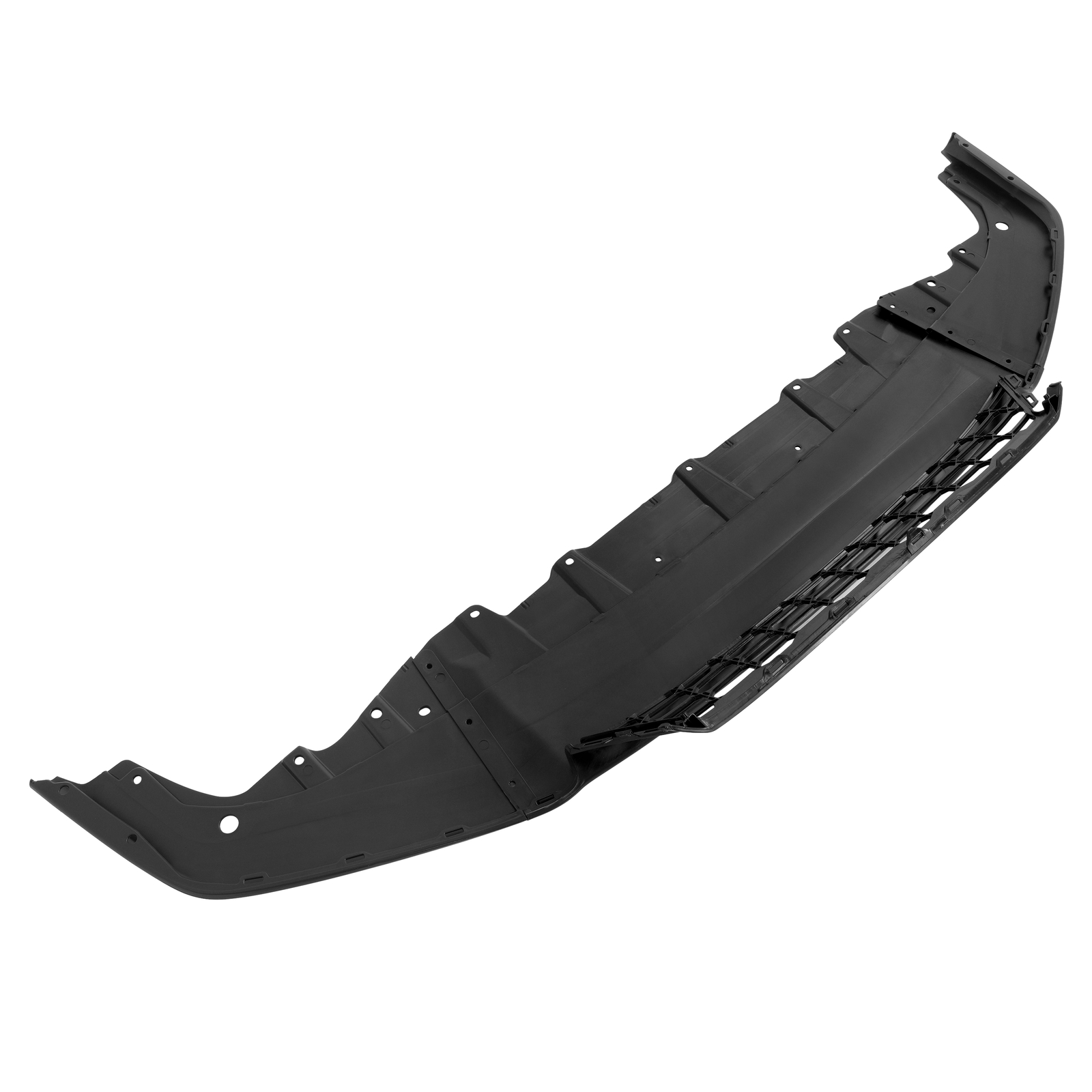 Front Bumper Grille Textured Black Plastic For 2017-2019 Honda Civic Hatchback