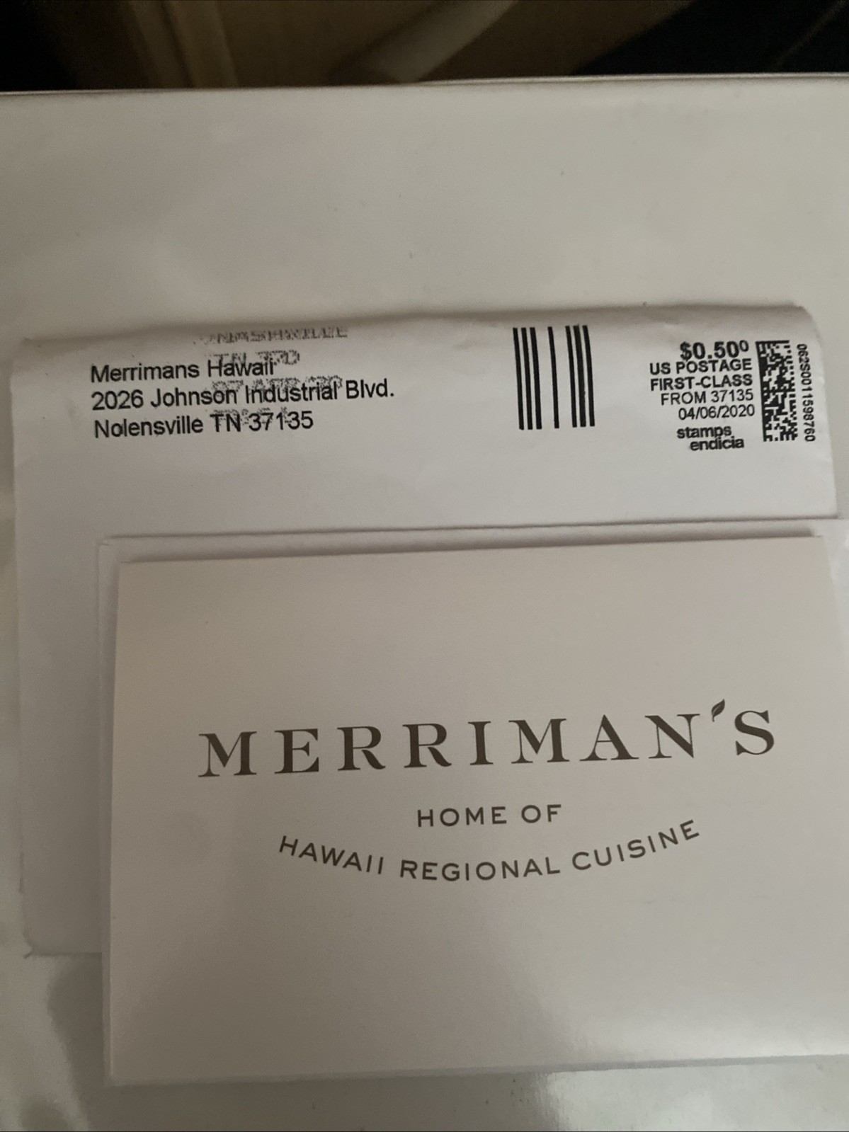 Merriman’s Of Hawaii Gift Card $150