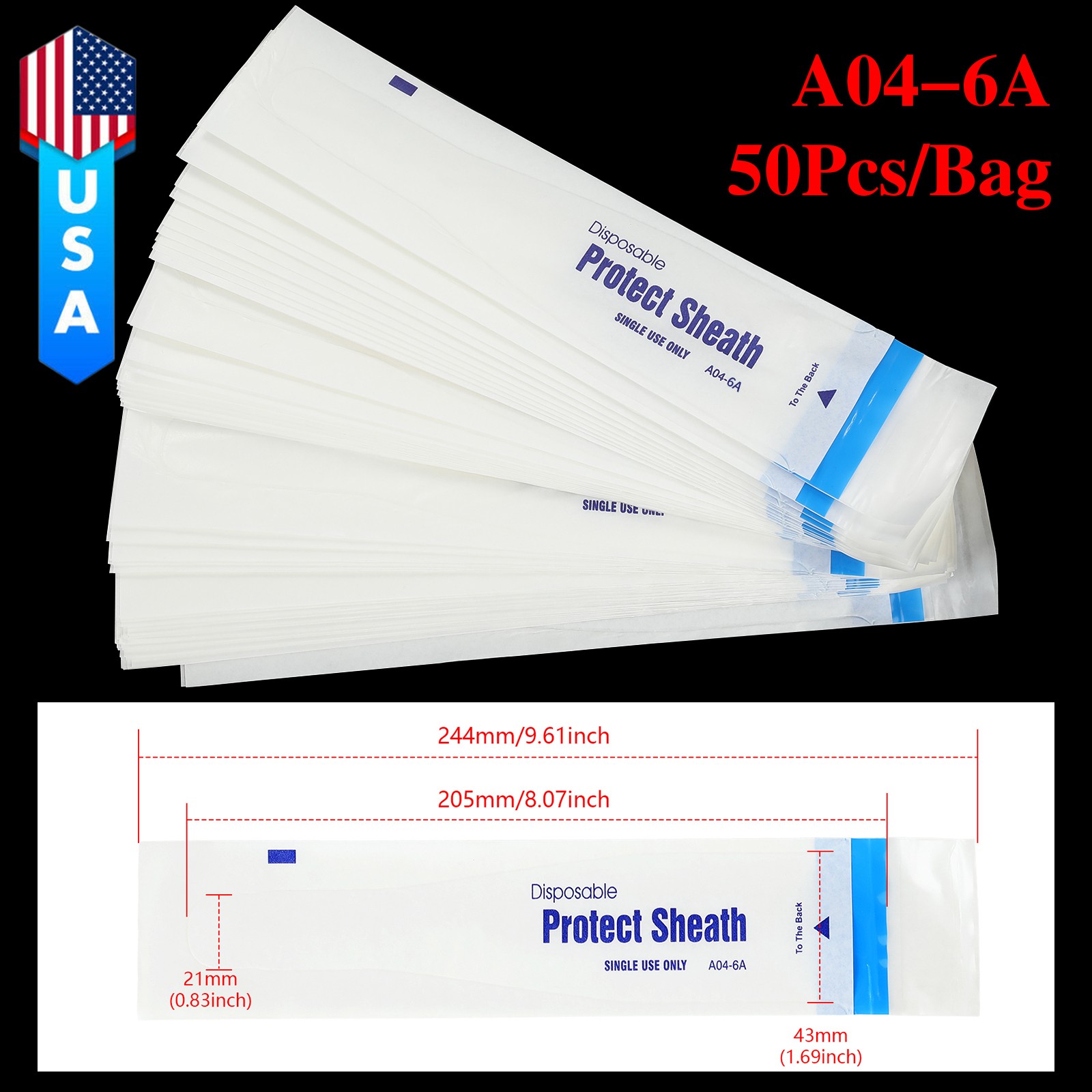 Dental Disposable Intraoral Camera Sheaths Sleeve for Intra Oral