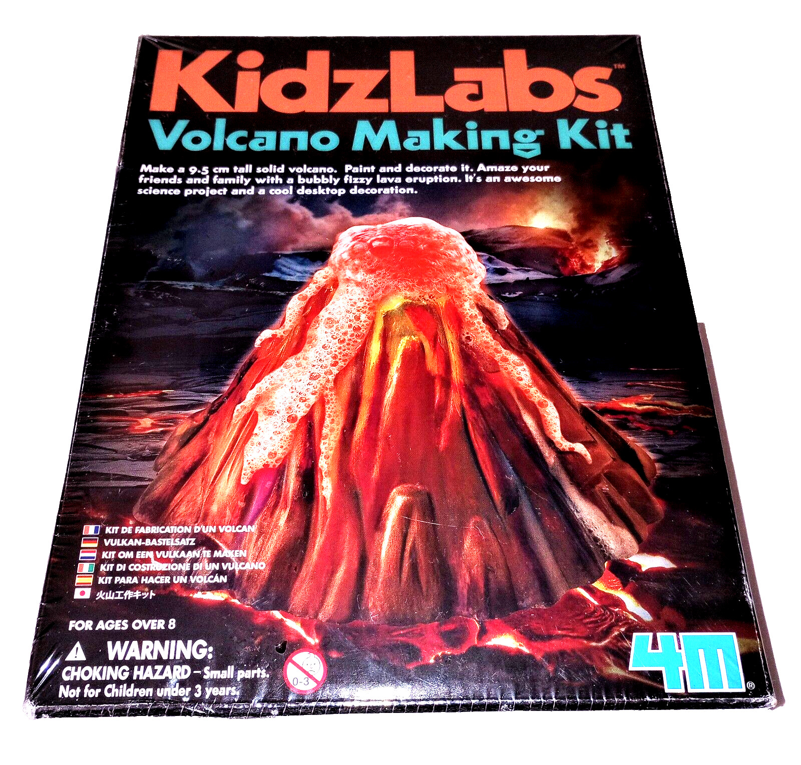 Volcano Making Kit by KidzLabs / 4M - Awesome Science Project - New / Sealed