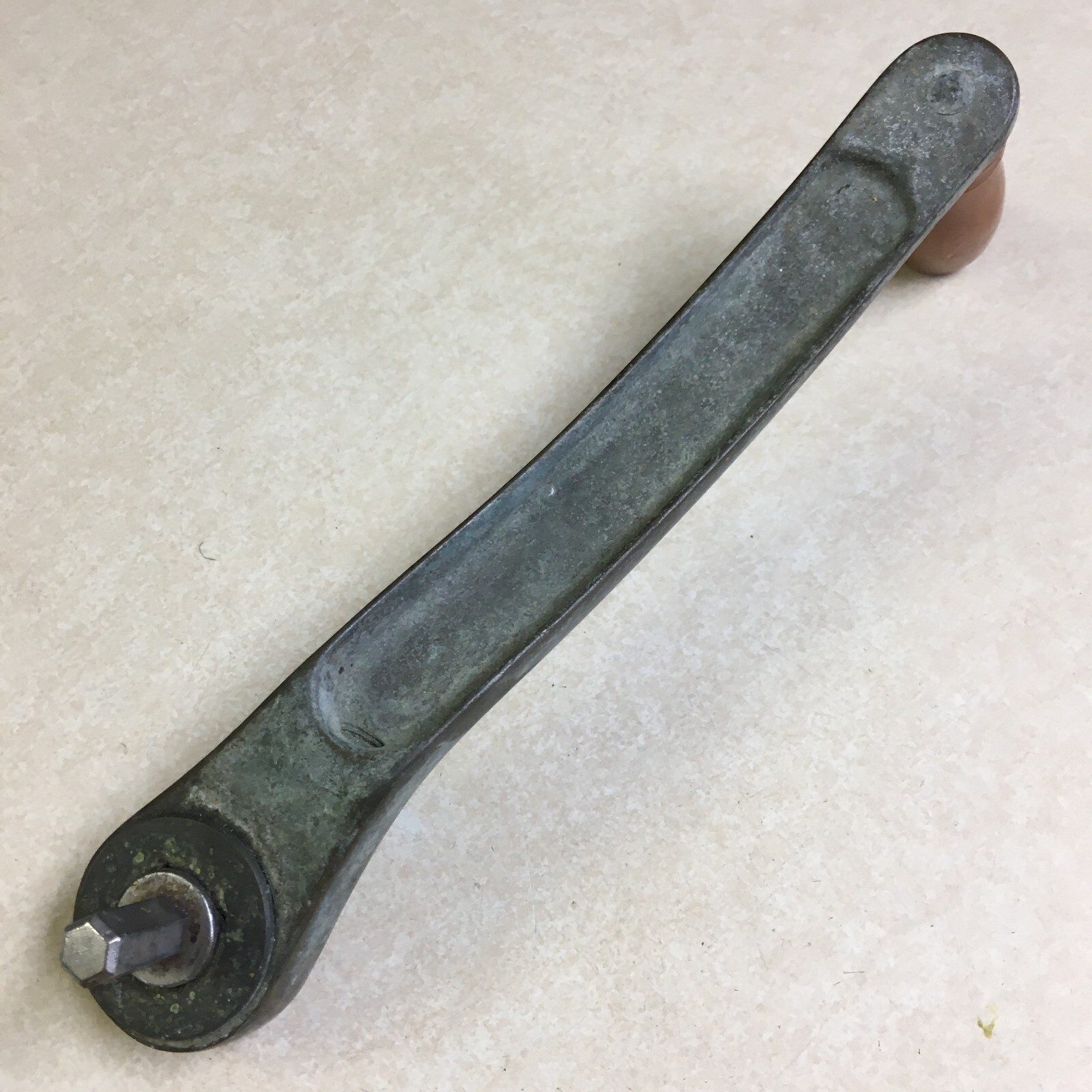 Vintage Bronze Sailboat Winch Handle 12" Long