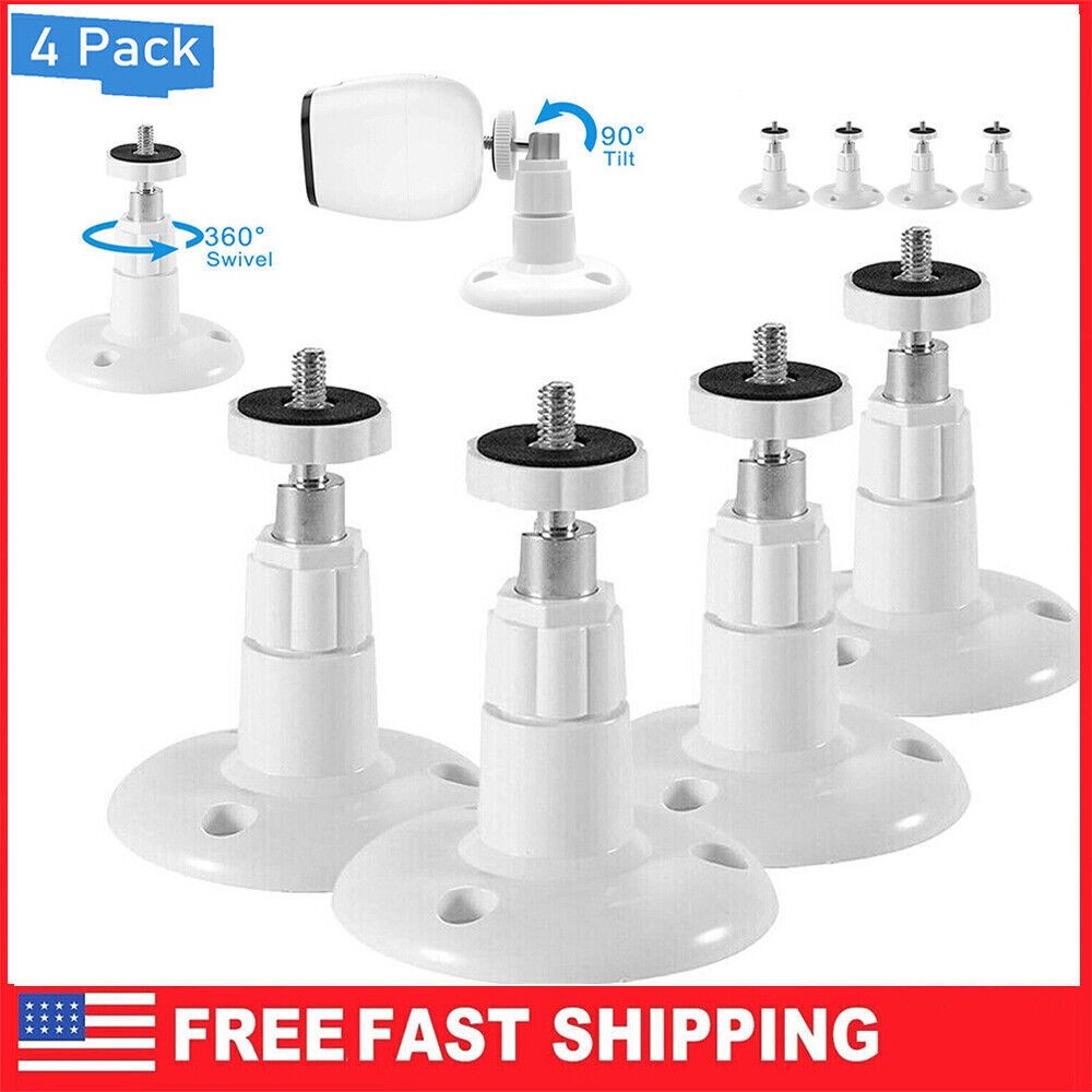 4 Pack Adjustable Security Wall Mount for Arlo or Pro Camera Indoor Outdoor Cam