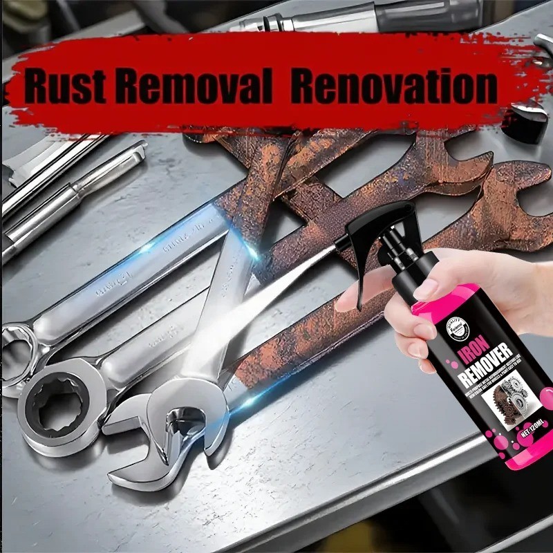 All-Purpose Rust Remover Spray 120ML Fast-Acting Iron Oxidation Eliminator US