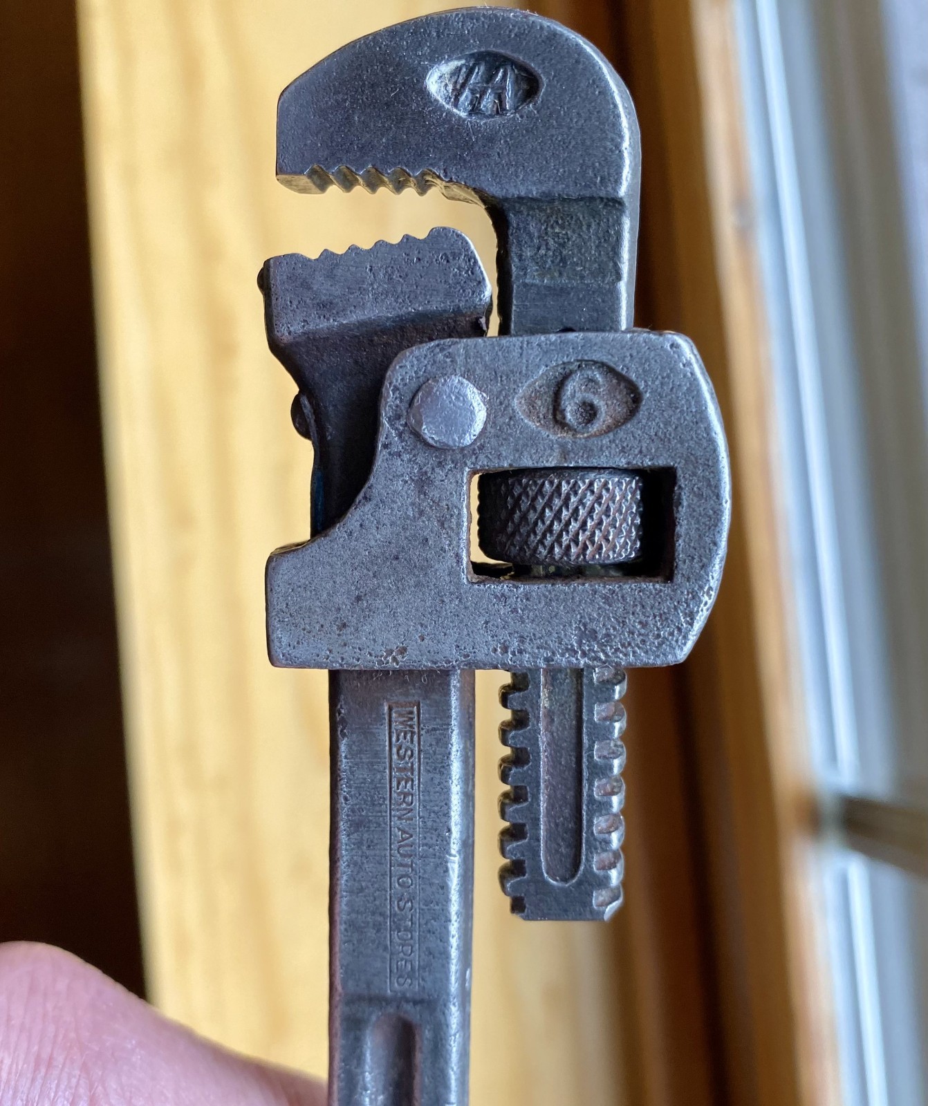 Vintage Western Auto Stores 6" Adjustable Pipe Wrench