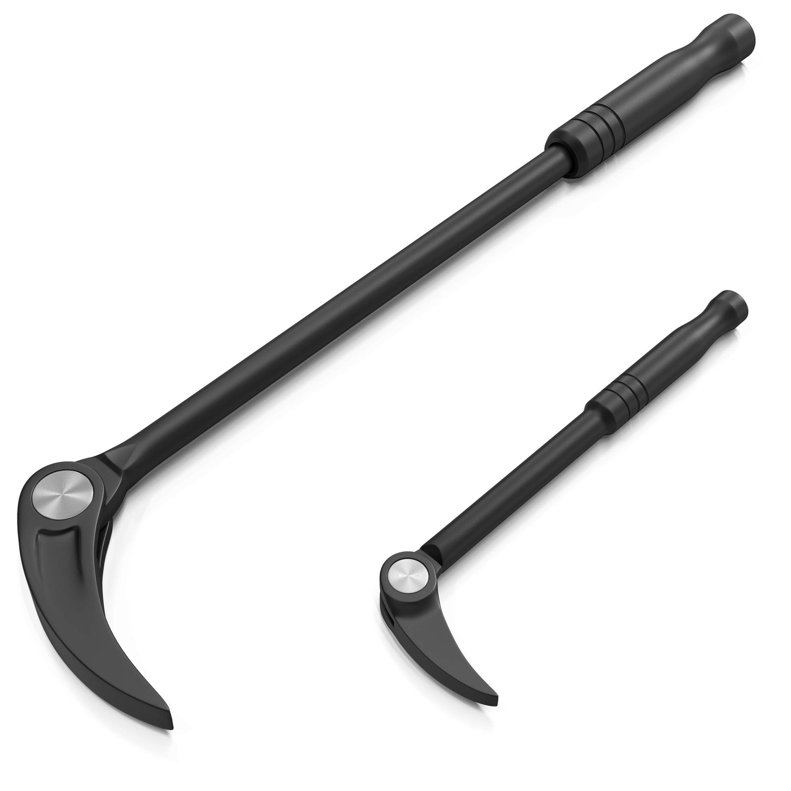 2pc Indexing Pry Bar | Heavy Duty 10 and 20 inch Indexable Prybars | Indexing...