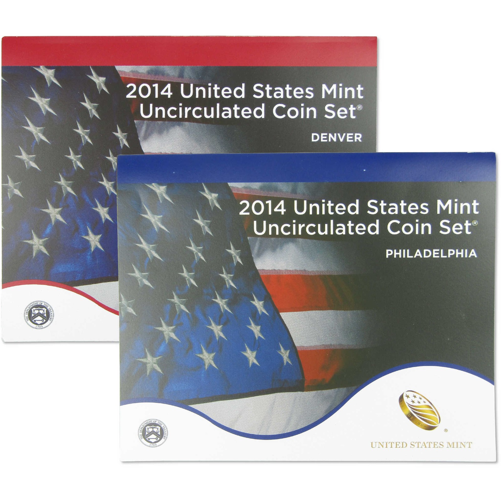 2014 Uncirculated Coin Set U.S Mint Government Packaging OGP COA