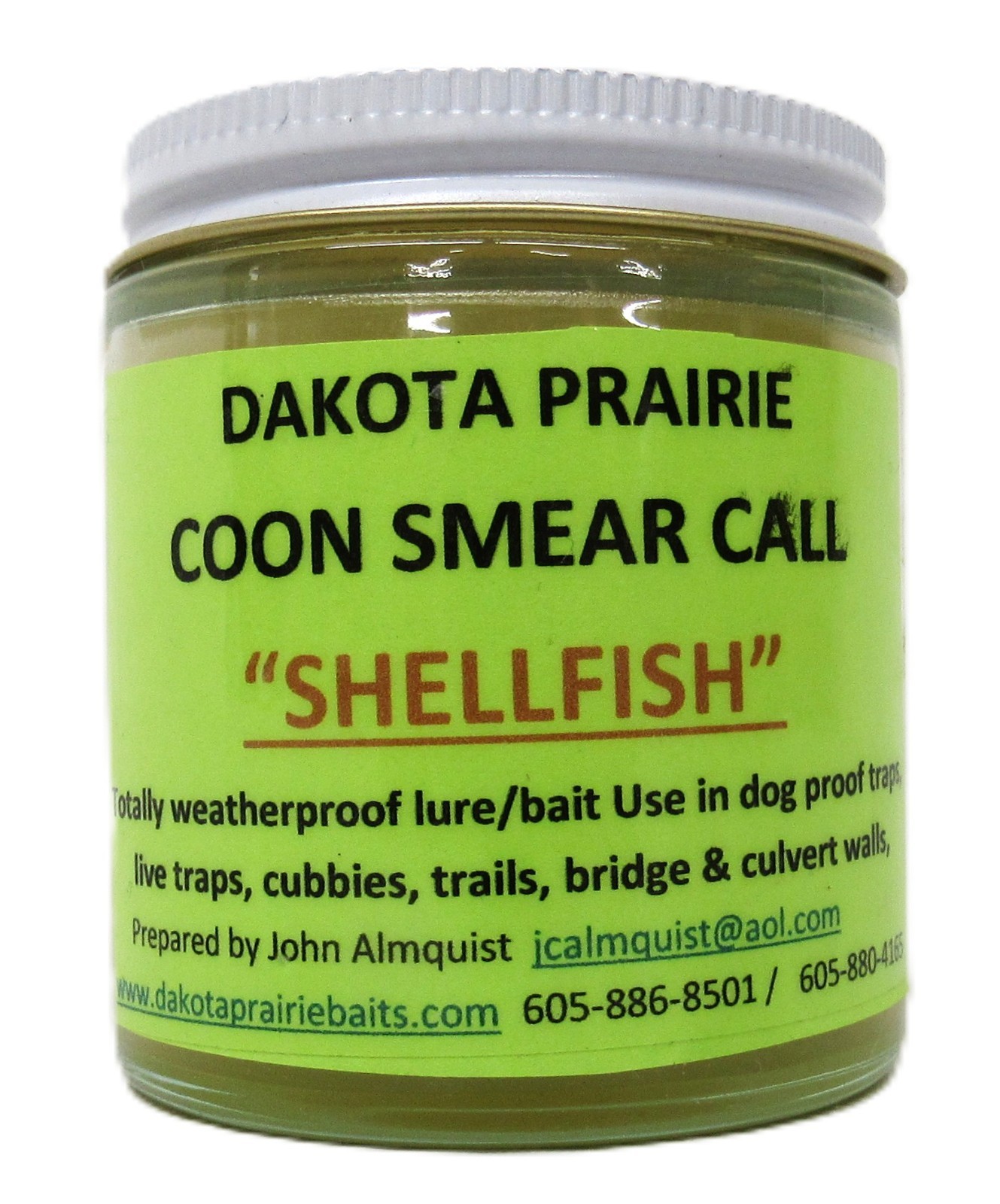 Dakota Prairie Coon Smear Call Shellfish - 4 Ounce Trapping Supplies