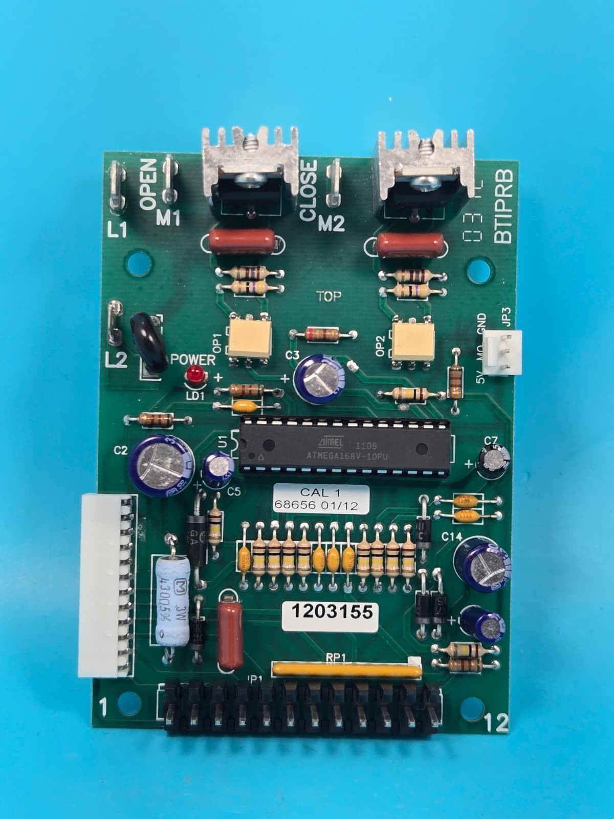 BTIPRB Control Board PCB ATmega168V-10PU P/N 1203155 CAL 1 68656