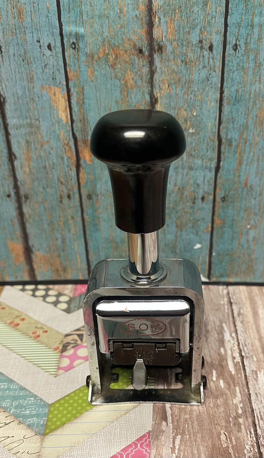 Vintage "Bostitch" Model 607 Numbering Machine