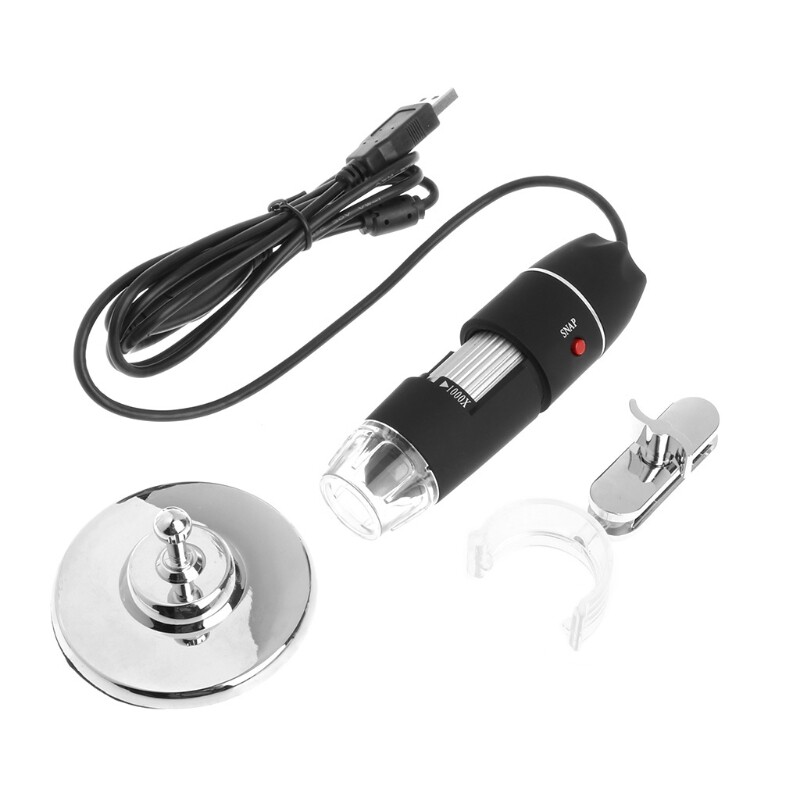 1000X Electronic magnifier Lab Research Biological USB digital microscope w/ LED