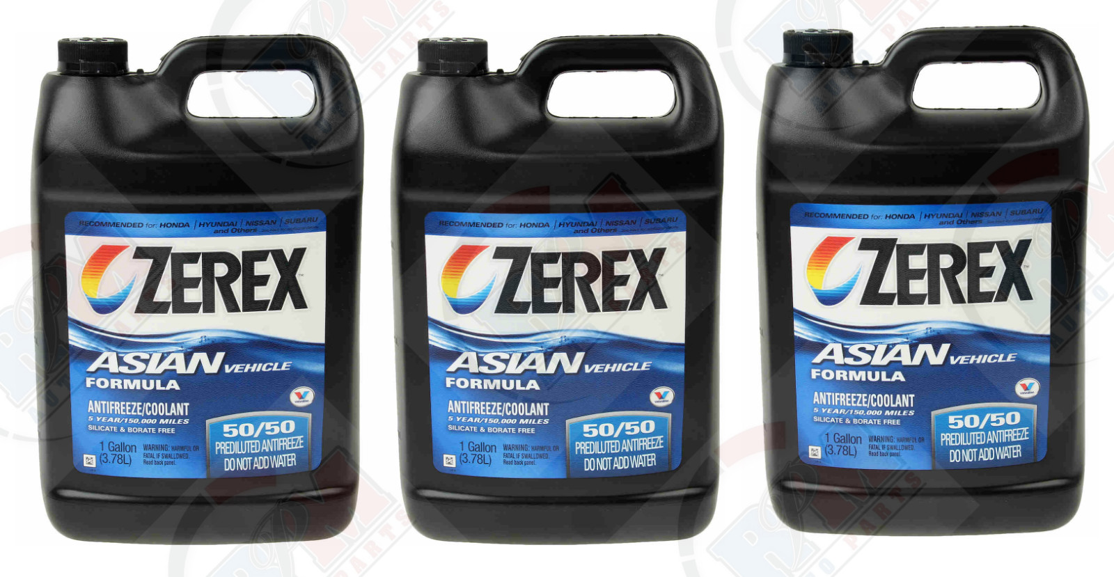 3PK ZEREX Coolant / Antifreeze for Honda Acura Civic Accord Prelude Odyssey CR-V