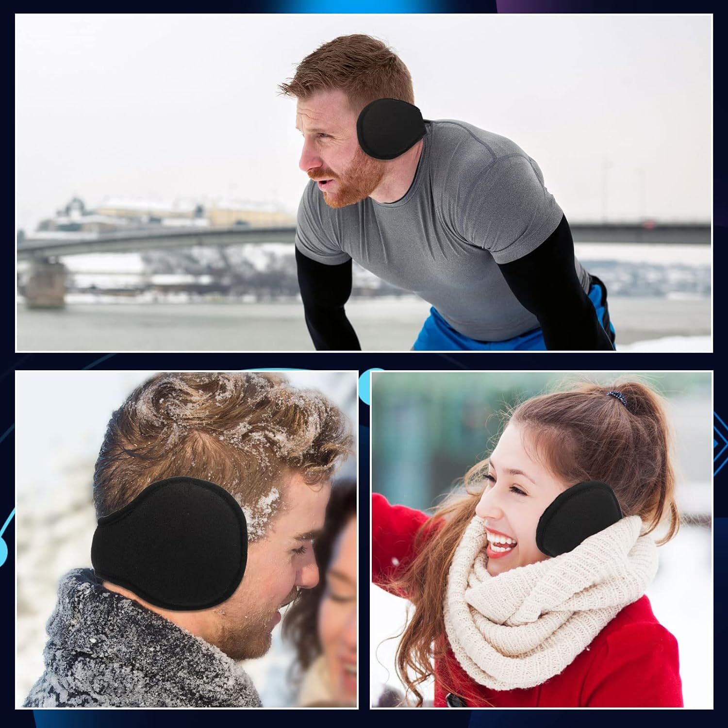 Ear Muffs Winter Ear warmers Fleece Earwarmer Men Women Behind the Head Band lot