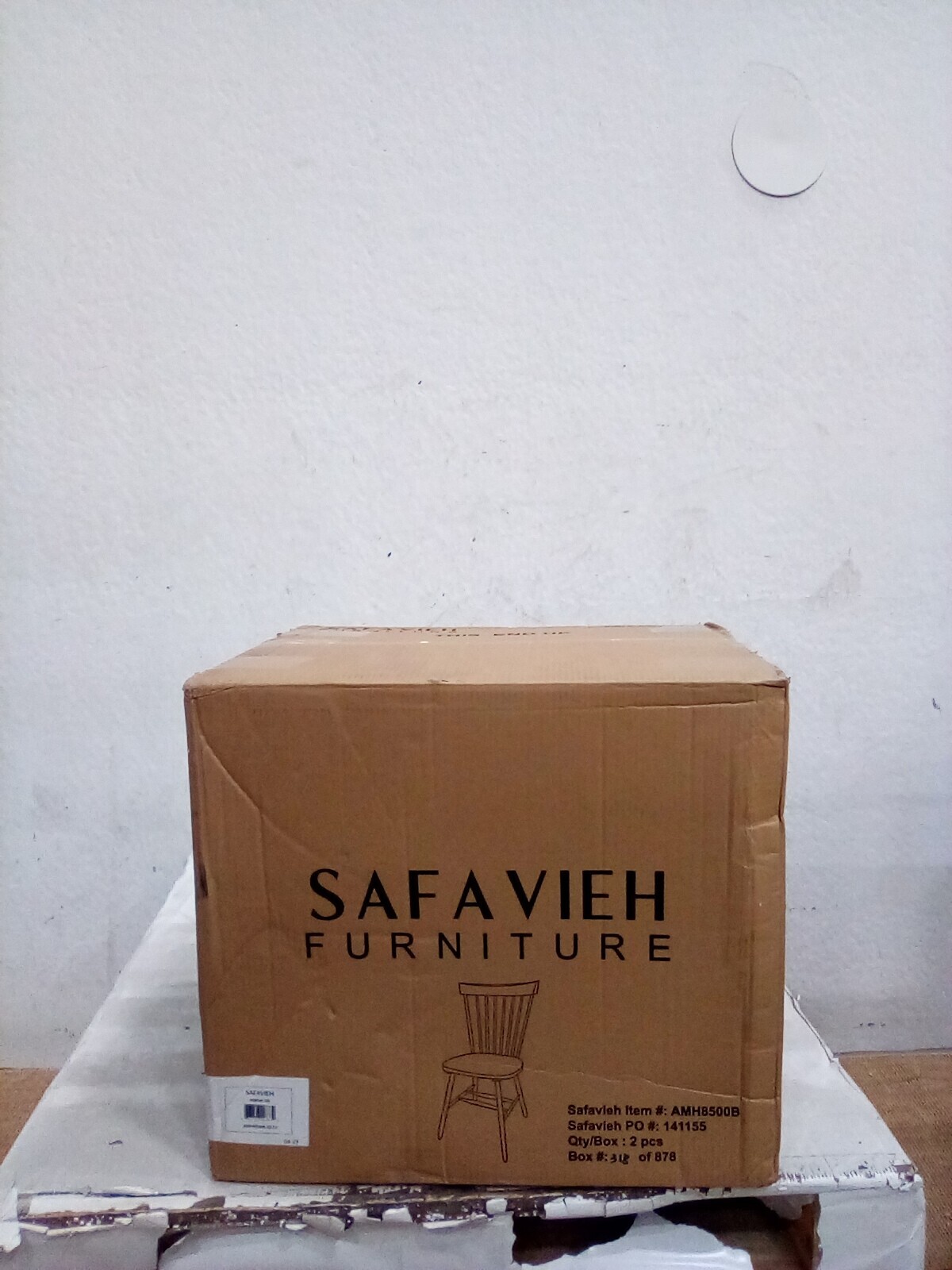 Safavieh PARKER SPINDEL SIDE CHAIR, Reduced Price 2172729659 AMH8500B