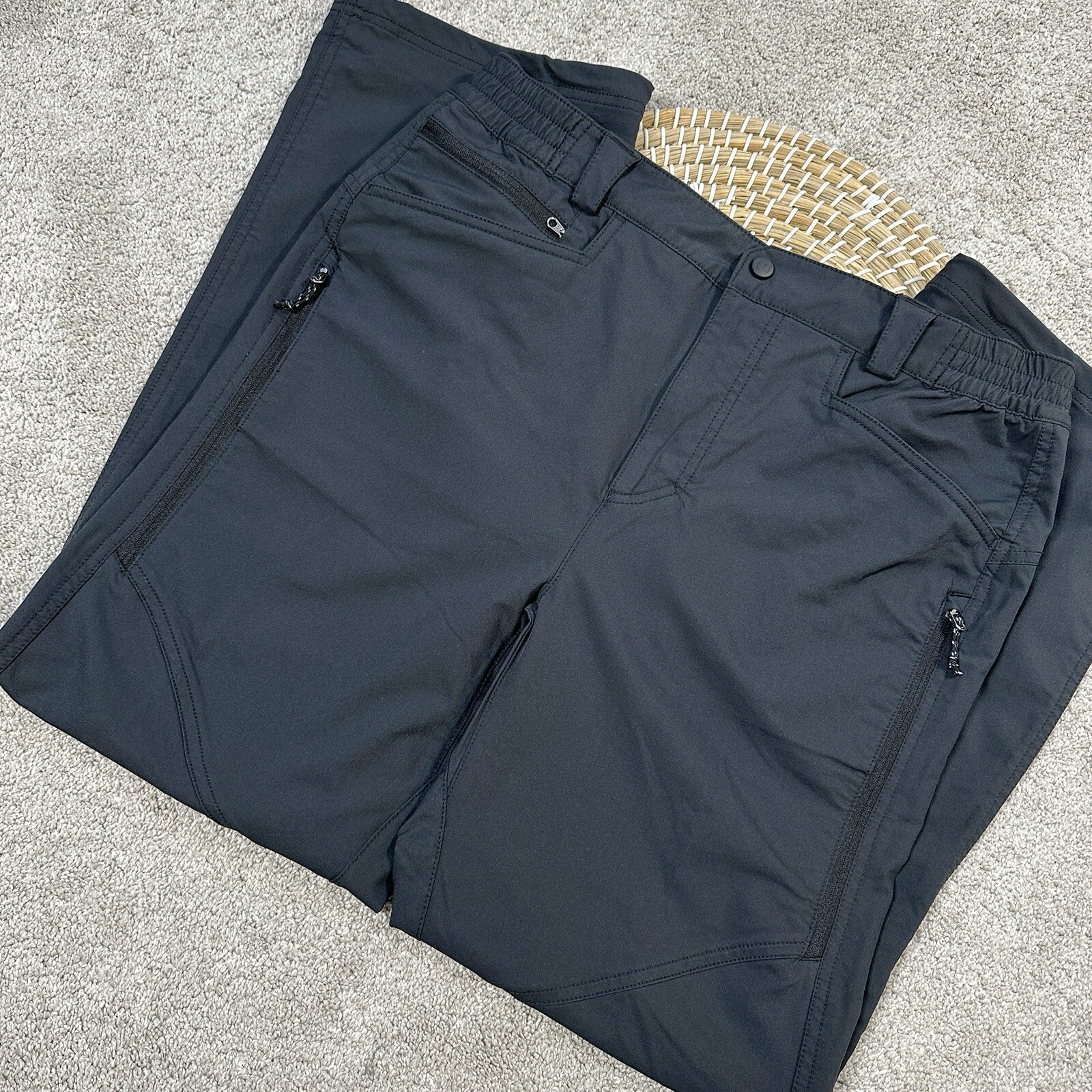Berghaus Men’s Soft Shell Pants Trousers Hiking Outdoor in Black Size L