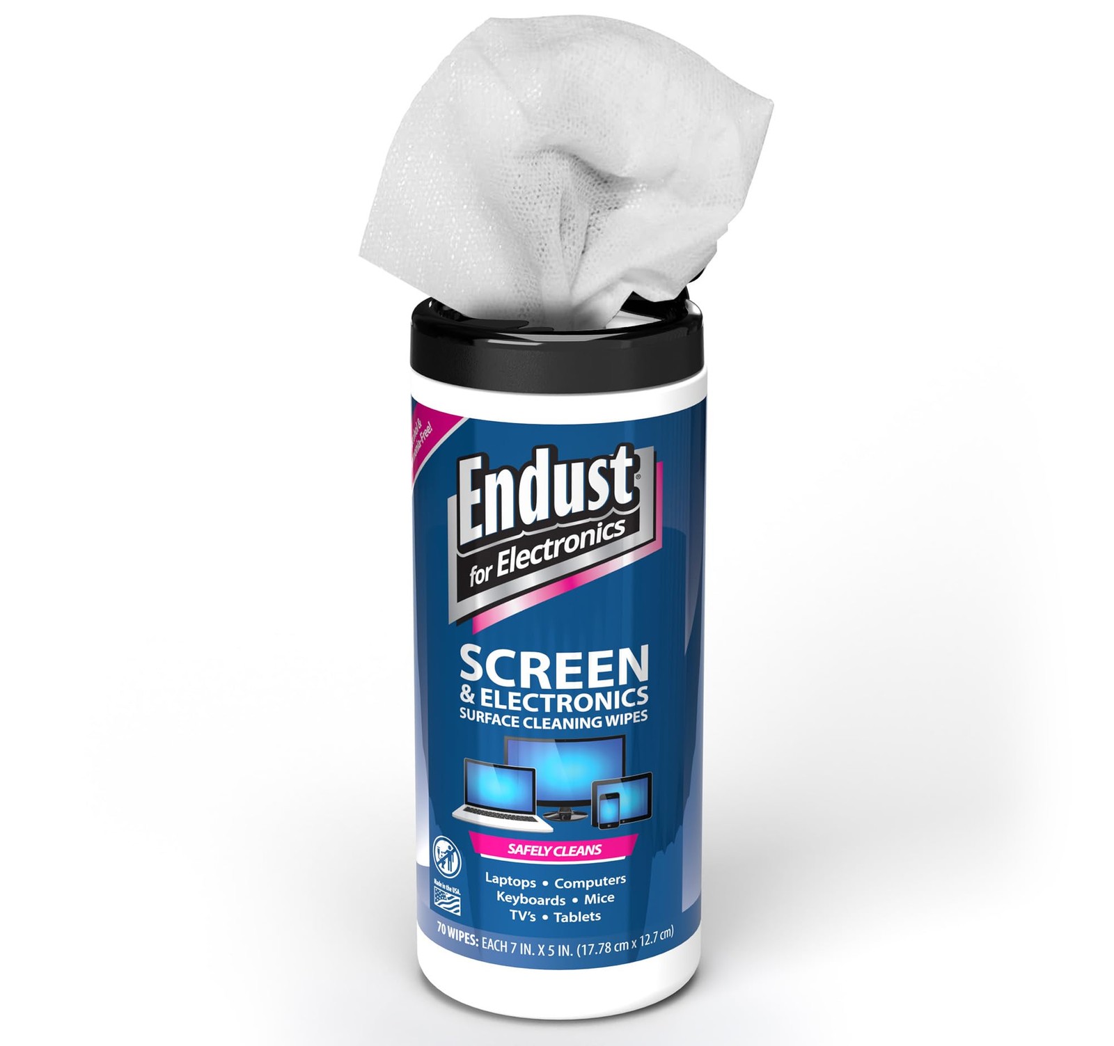 for Electronics; Screen & Surface Cleaning Wipes, Great LCD and Plasma Wipes,...