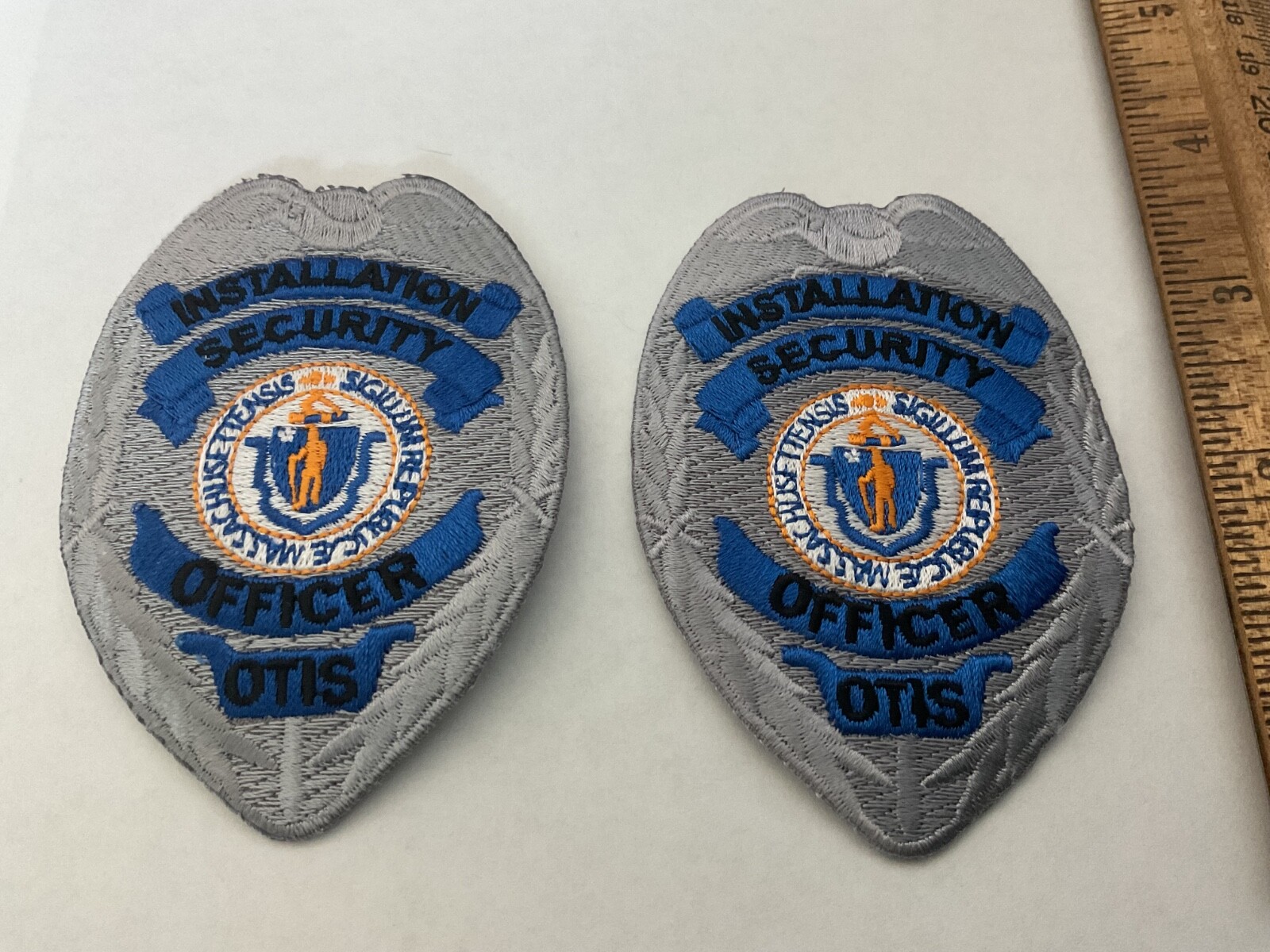 Massachusetts OTIS installation  Security  Officer Patch Badge Size New