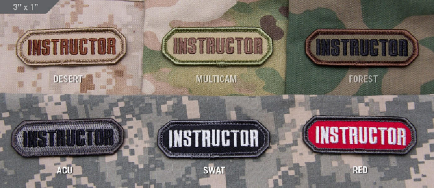Milspec Monkey MSM Morale Patch Nylon - INSTRUCTOR Tab - MULTICAM version NEW