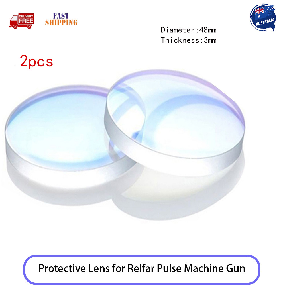 2Pcs D48*3mm Protective Lens for Relfar Fiber Laser Cleaning Machine Accessory
