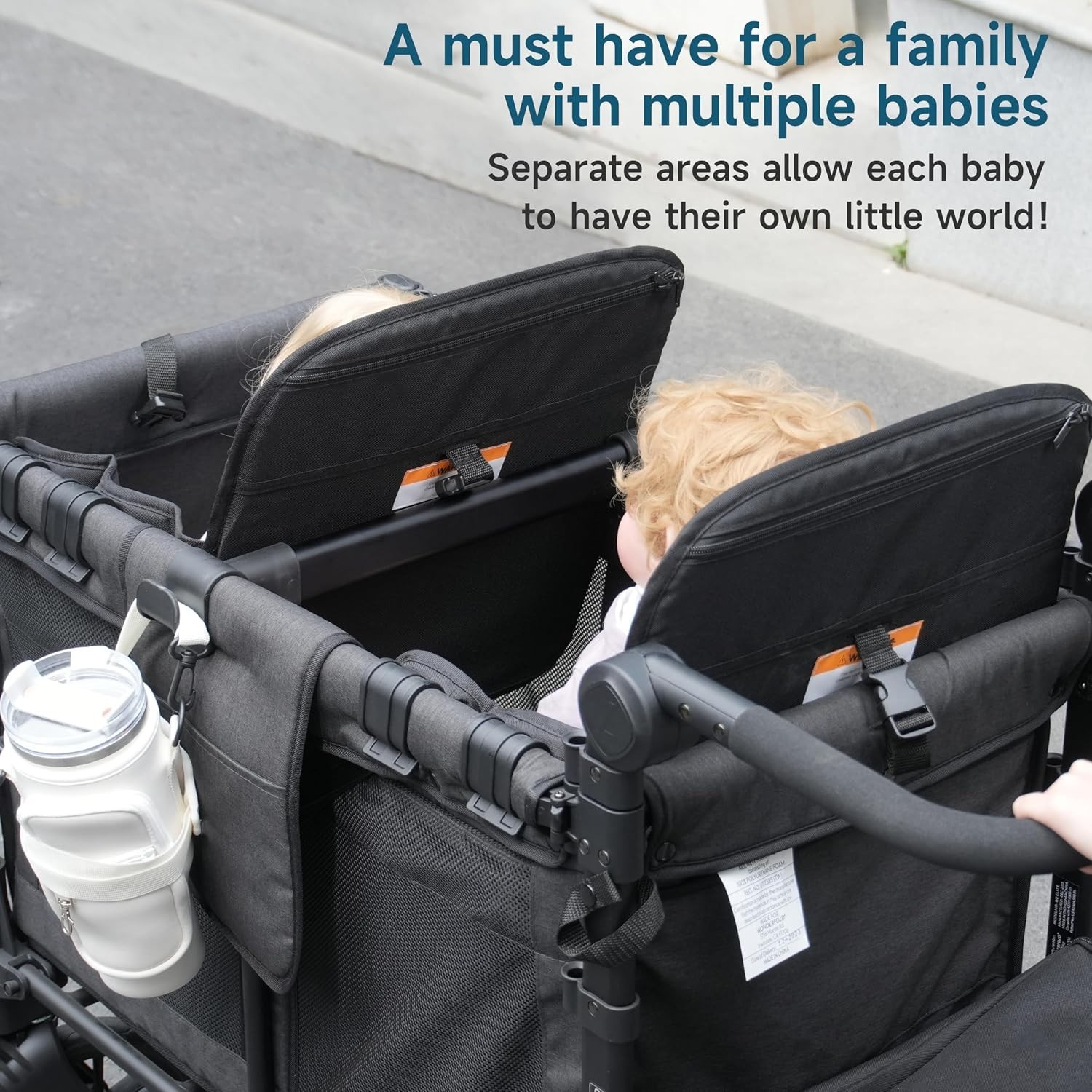 Wonderfold Wagon Accessories Pack - Support Bar + Tray