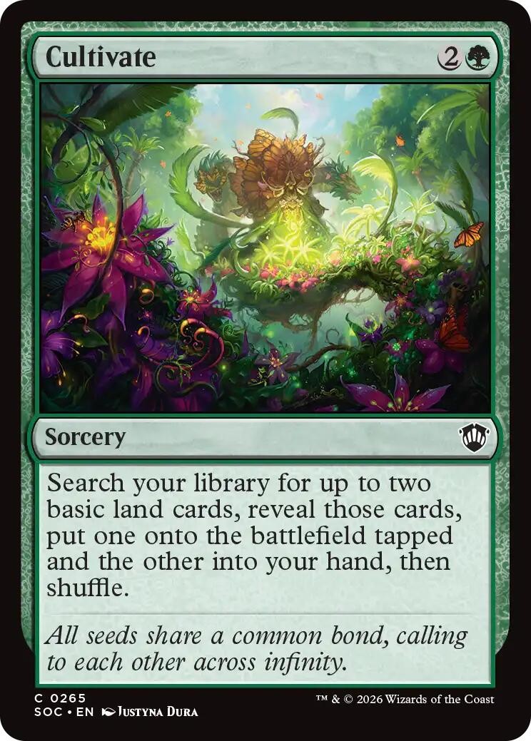 Cultivate - 265 - NM - Commander: Secrets of Strixhaven - MTG
