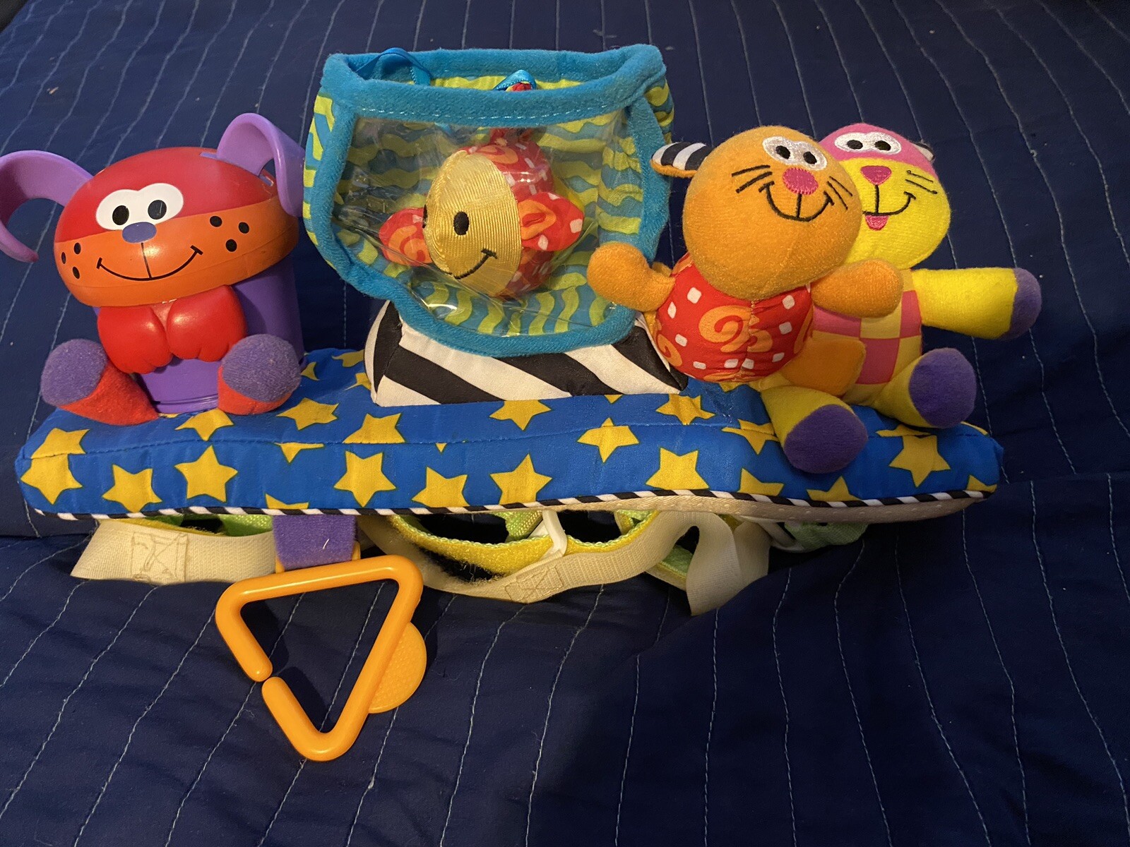 LAMAZE LEARNING child infant babies Snack Cup Stroller Toy 2002 On The Go