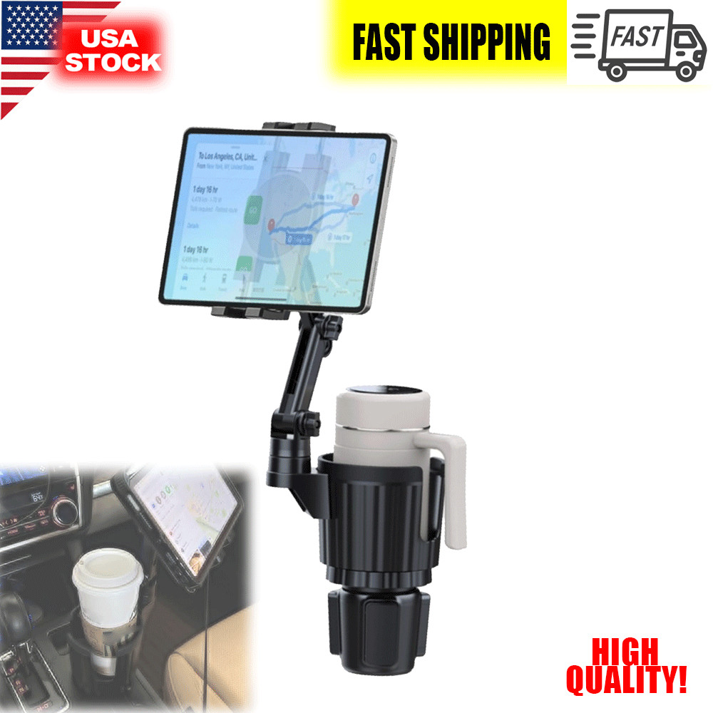 Car Cup Tablet Holder Cup Holder Phone Holder Car Mount for 4-13 inch Devices