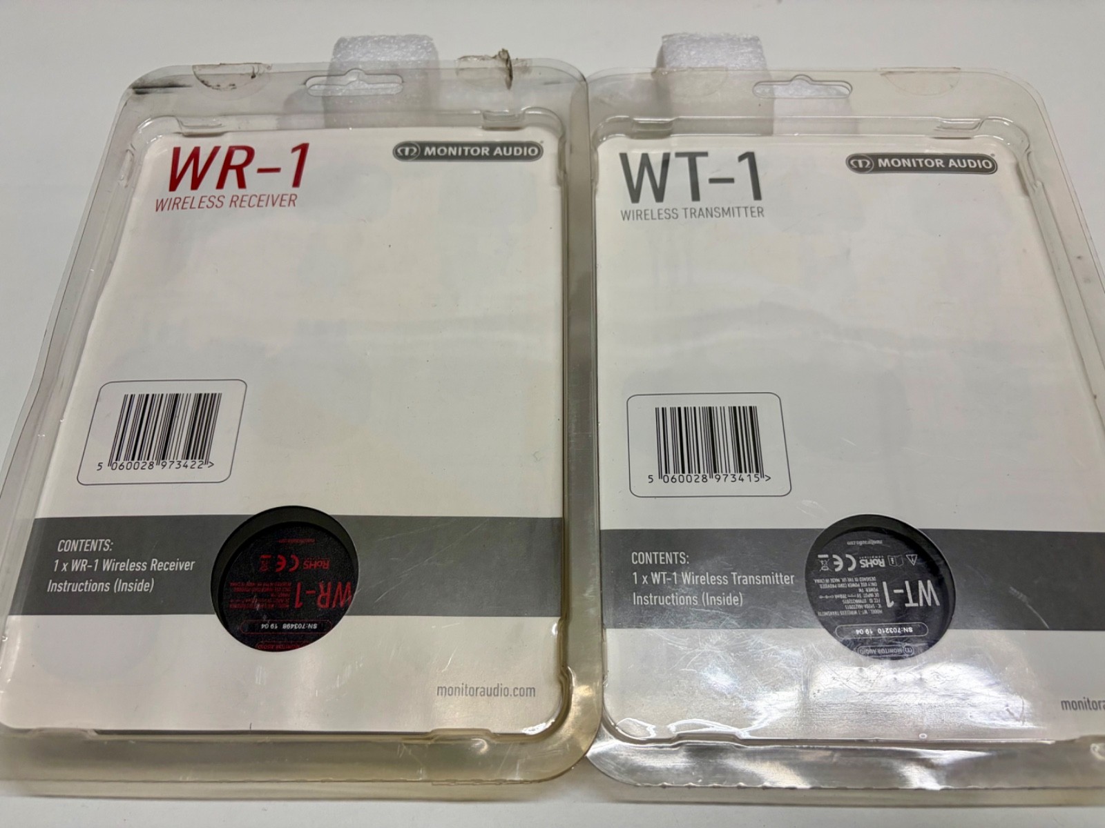 Monitor Audio Wireless Transmitter & Receiver WT-1 and WR-1 Pair