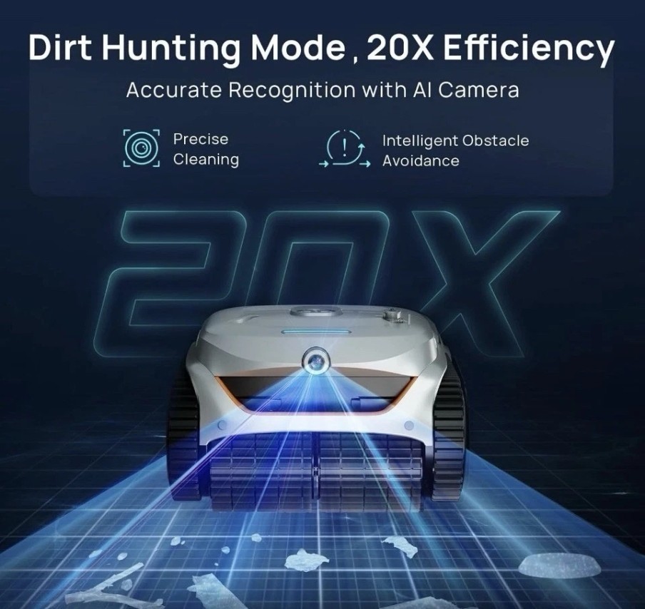 Robotic Pool Cleaner🔥Automatic Pool Vac Cleaner🌴Cordless Pool Vacuum Ai VISION