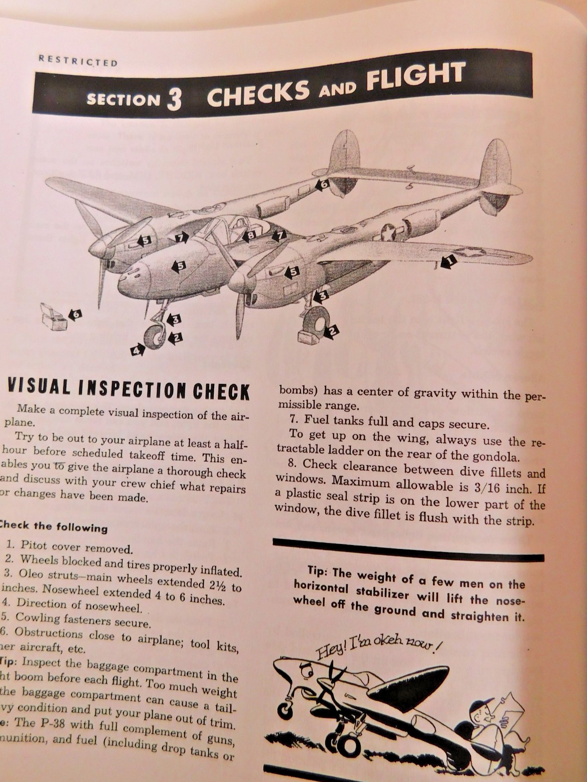 P-38 LIGHTING "PILOT TRAINING MANUAL FOR THE P-38 LIGHTING",