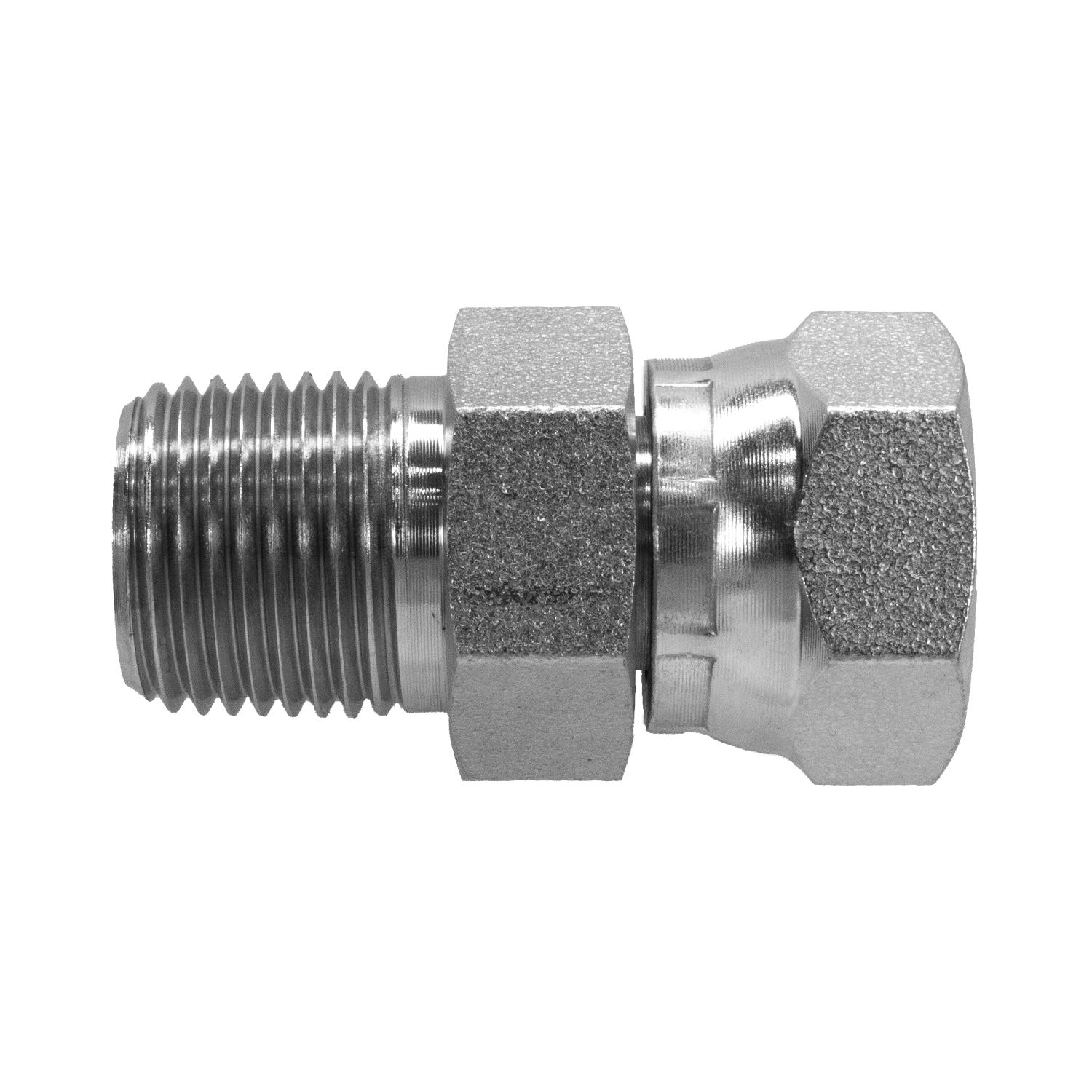 10 PC LOT 1404-08-08 Hydraulic Fitting 1/2" Male Pipe x 1/2" Female Pipe Swivel