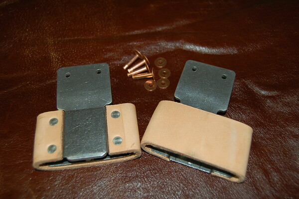 2.5"~Blevins Buckle Pair~Saddle~Vertical  with Rivets & Burrs FREE SHIPPING USA