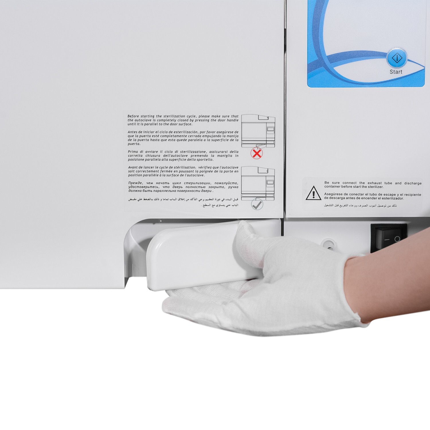 18L Dental Autoclave Steam Sterilizer with Drying Function Disinfection Unit US