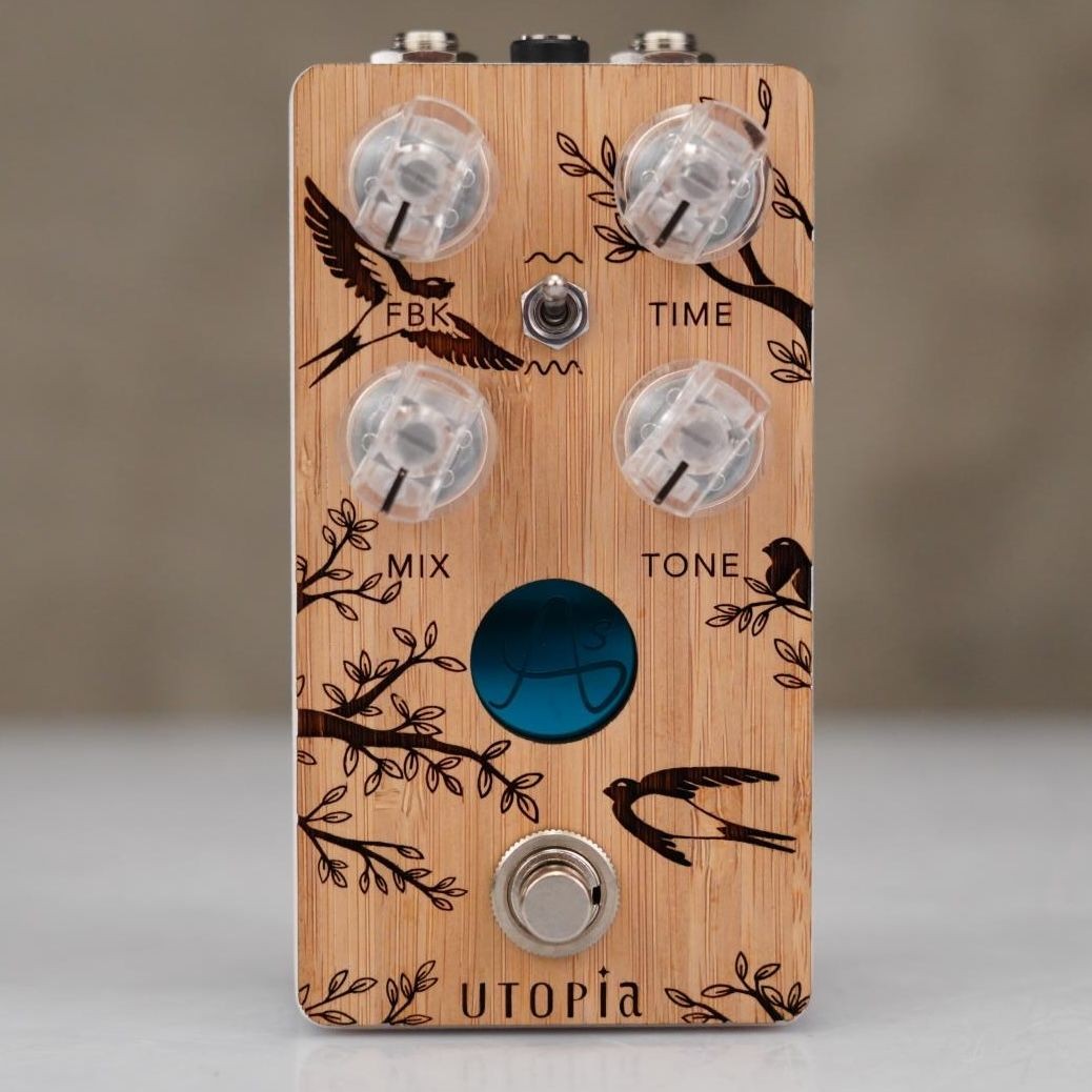 Anasounds Utopia Delay Mk2 Guitar Effects Pedal w/ Box #59248