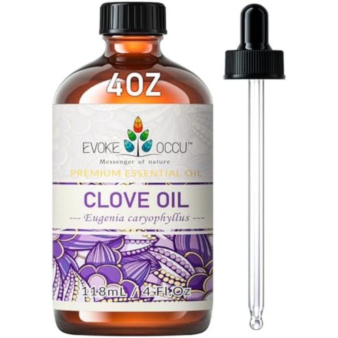 Clove Oil for Teeth and Gums - Oral Care, Toothache Relief & Fresh Breath - DIY